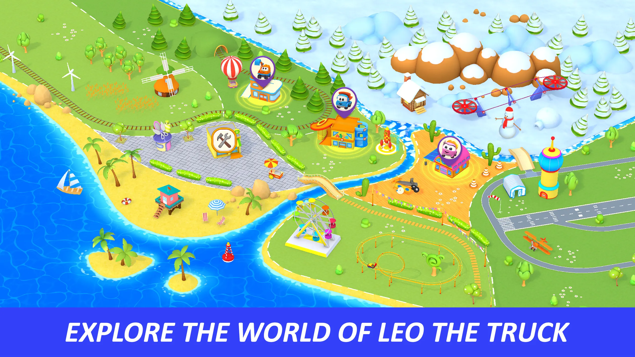 Leo and Cars World: kids games | Indus Appstore | Screenshot