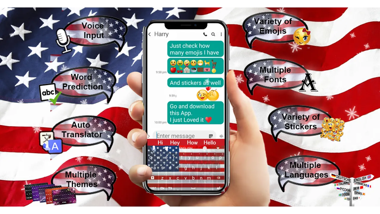 American Keyboard 2024 | Indus Appstore | Screenshot