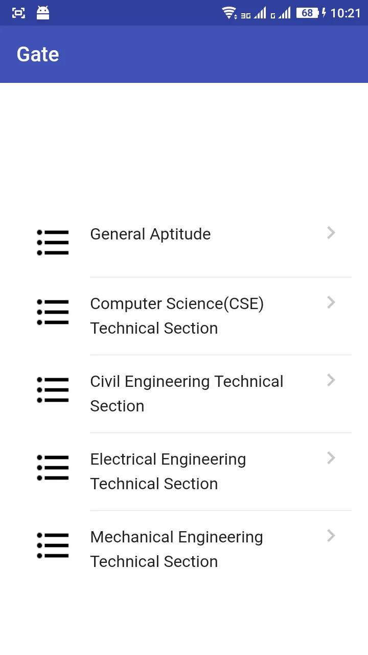 GATE PRACTICE TESTS 2021 | Indus Appstore | Screenshot