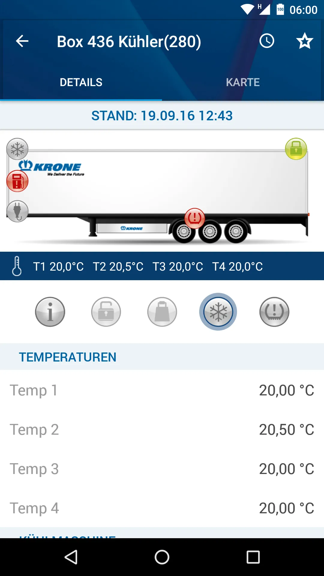 KRONE Telematics | Indus Appstore | Screenshot