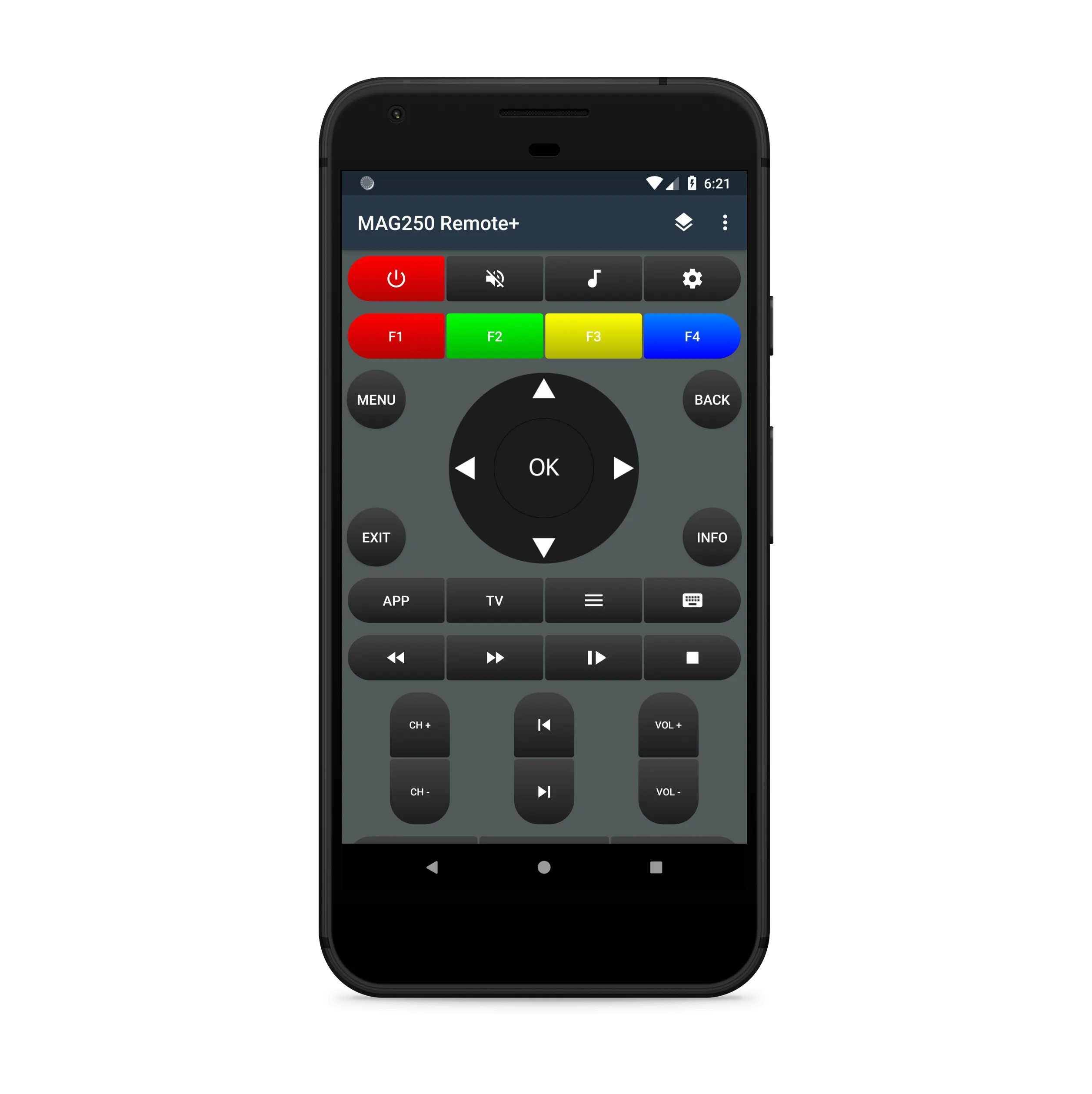 MAG250 Remote | Indus Appstore | Screenshot