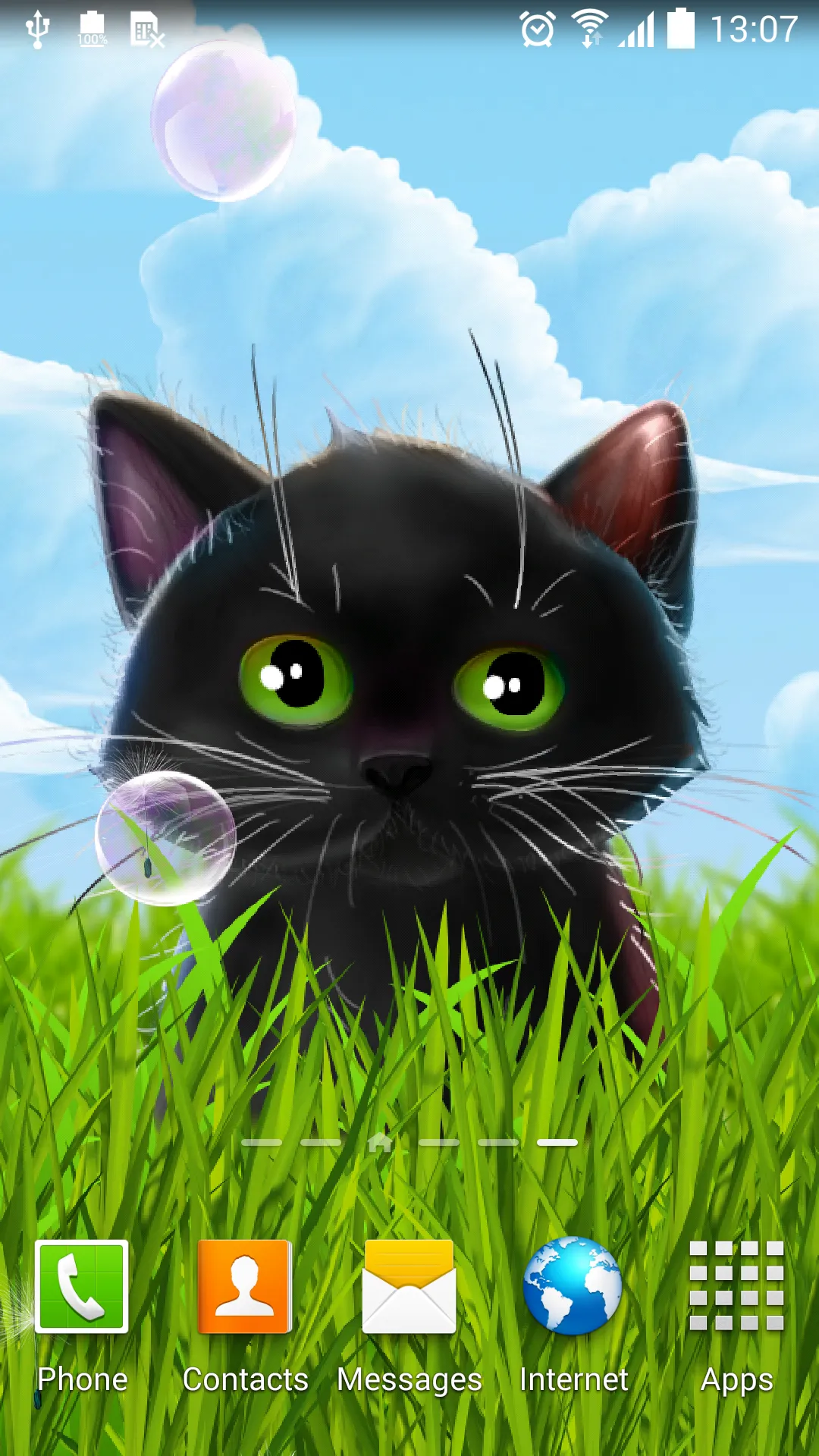 Cute Kitten Live Wallpaper | Indus Appstore | Screenshot