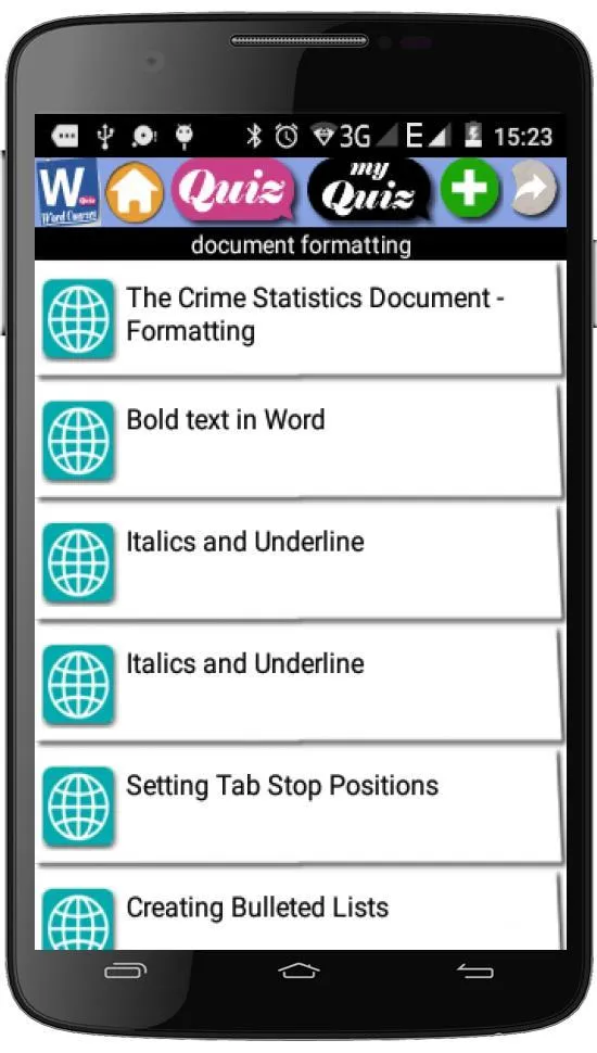 Word Courses | Indus Appstore | Screenshot