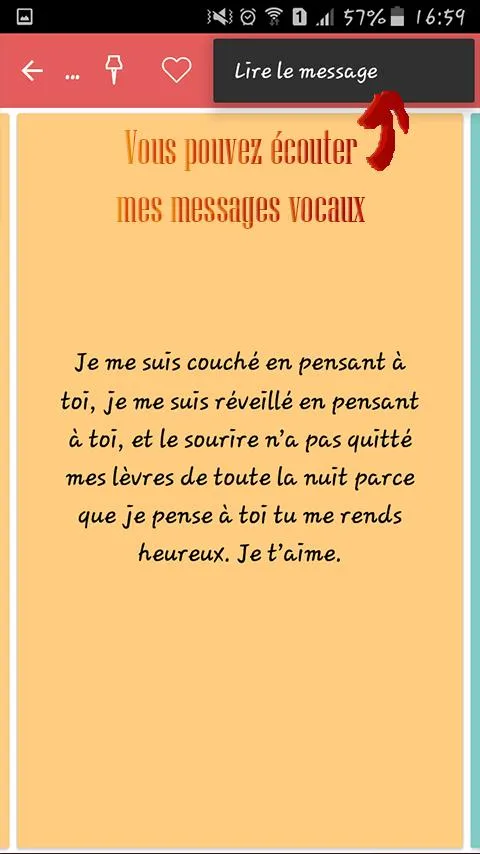 sms d'amour touchants 2025 | Indus Appstore | Screenshot