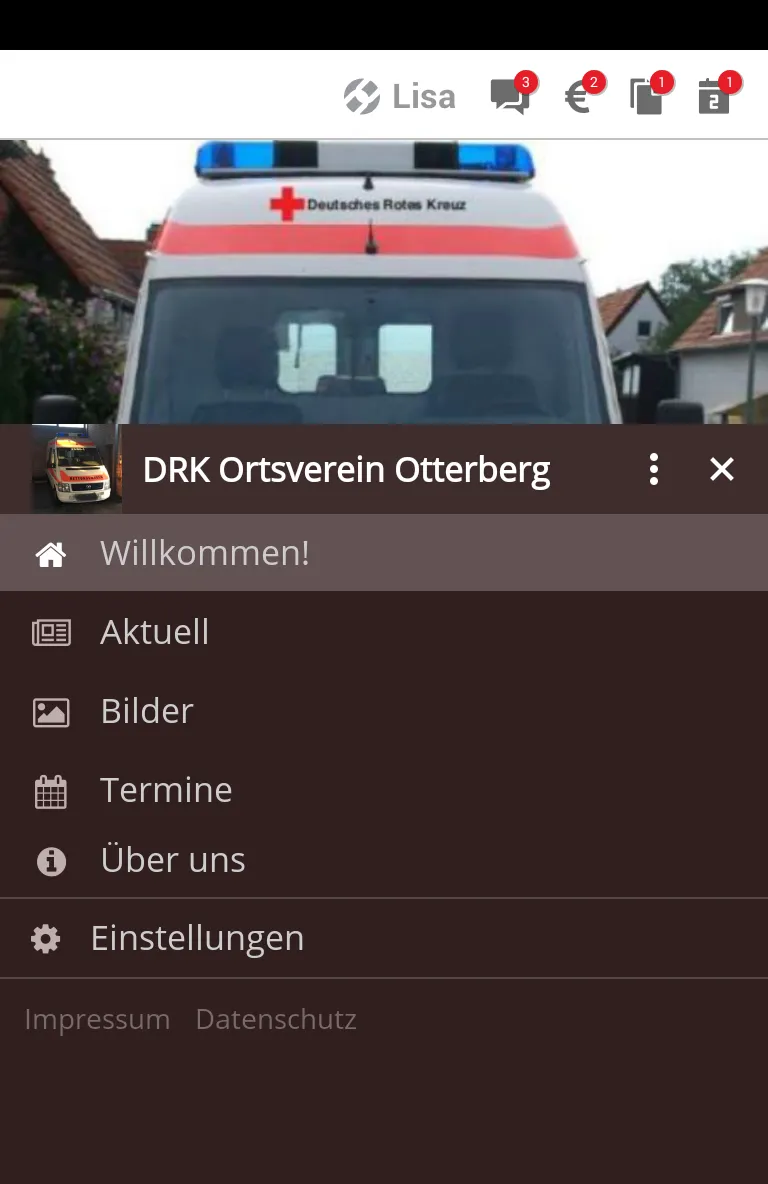 DRK Ortsverein Otterberg | Indus Appstore | Screenshot