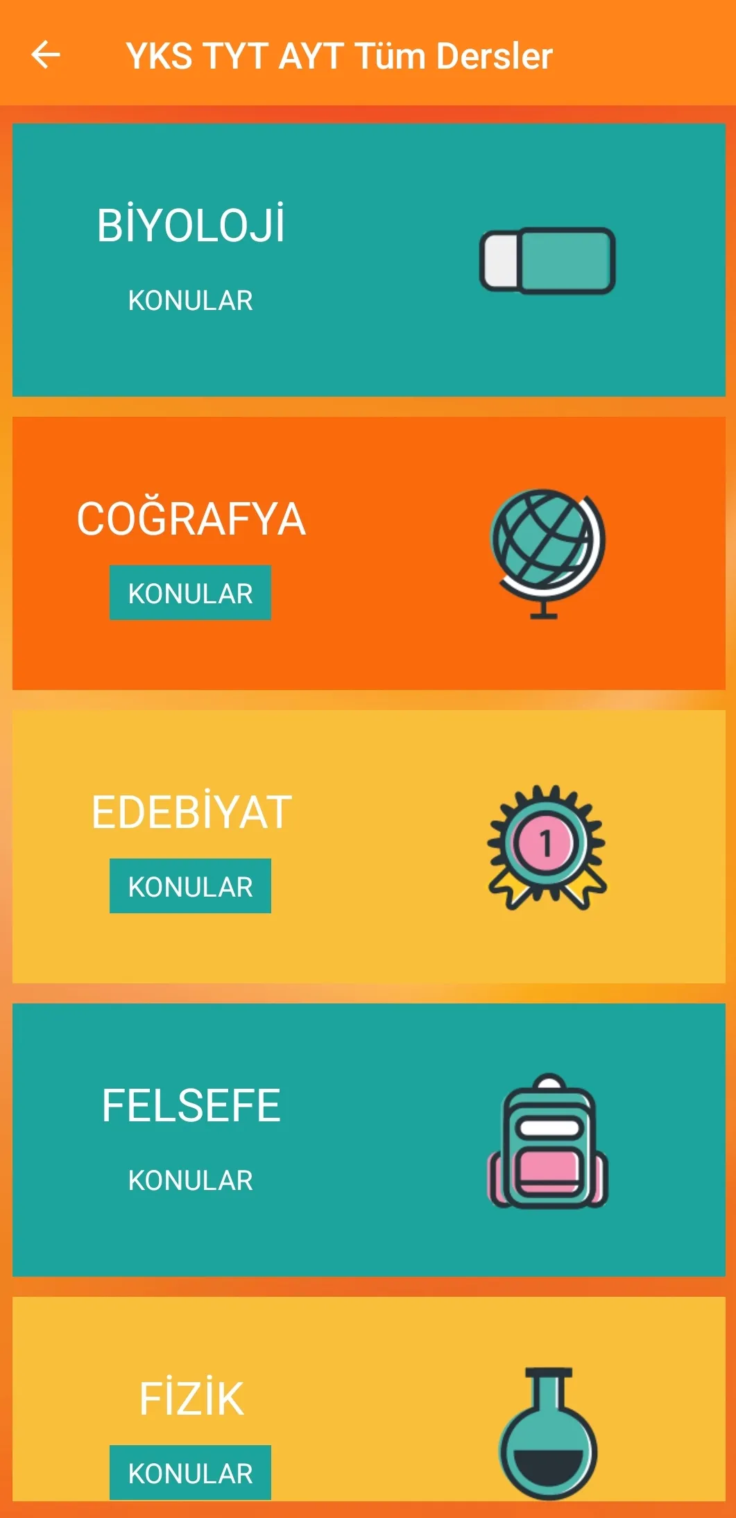 CEP YKS TYT AYT - DERS NOTLARI | Indus Appstore | Screenshot