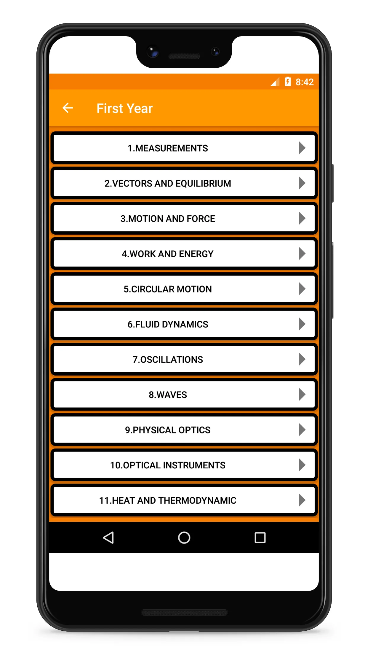 Intermediate Physics Mcqs | Indus Appstore | Screenshot