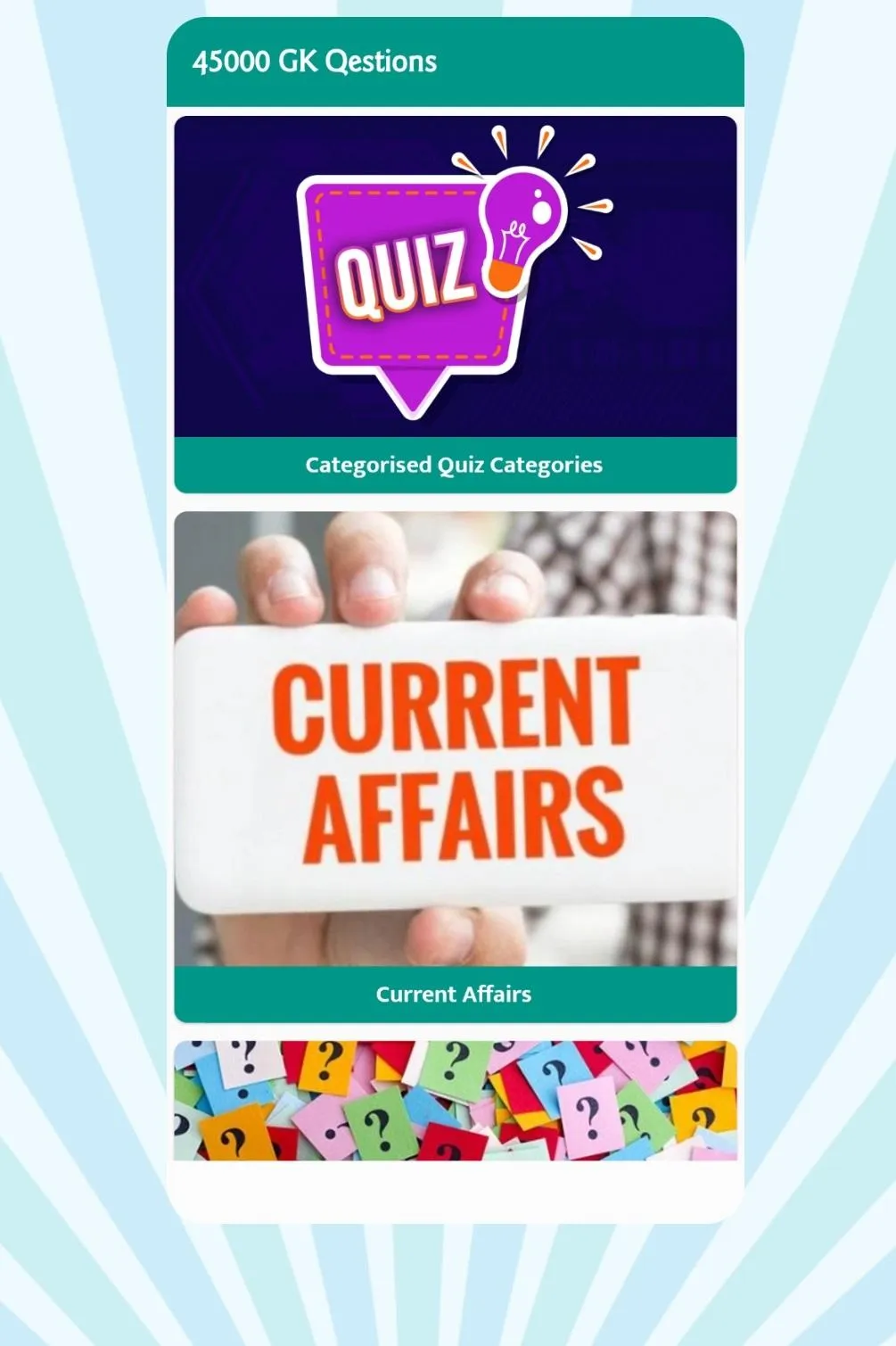 45000 GK Questions For All Exa | Indus Appstore | Screenshot