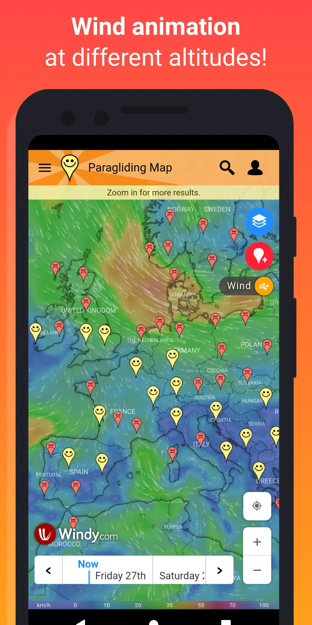 Paragliding Map | Indus Appstore | Screenshot