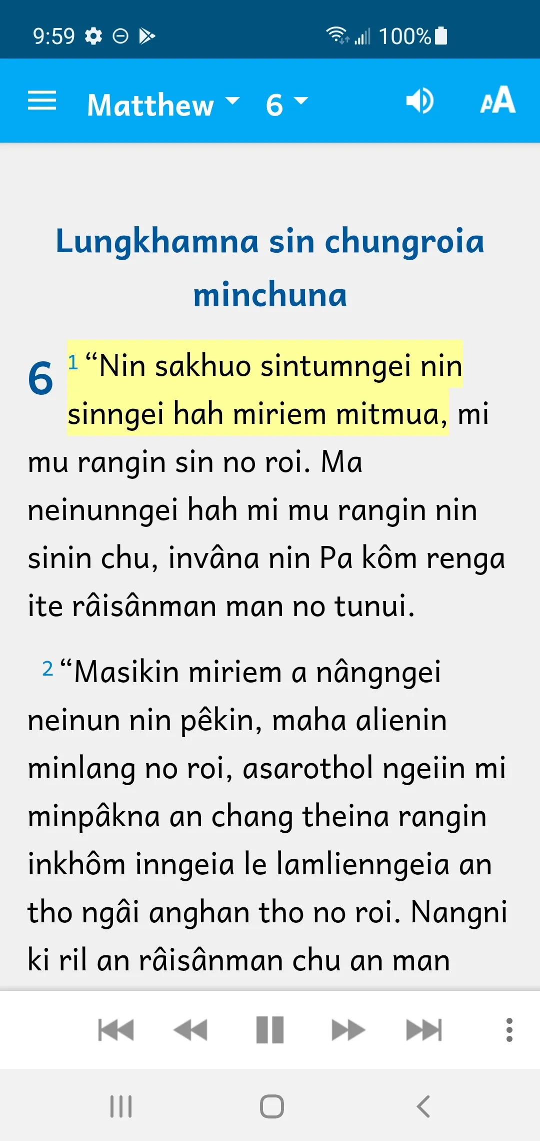 Sakachep Bible | Indus Appstore | Screenshot