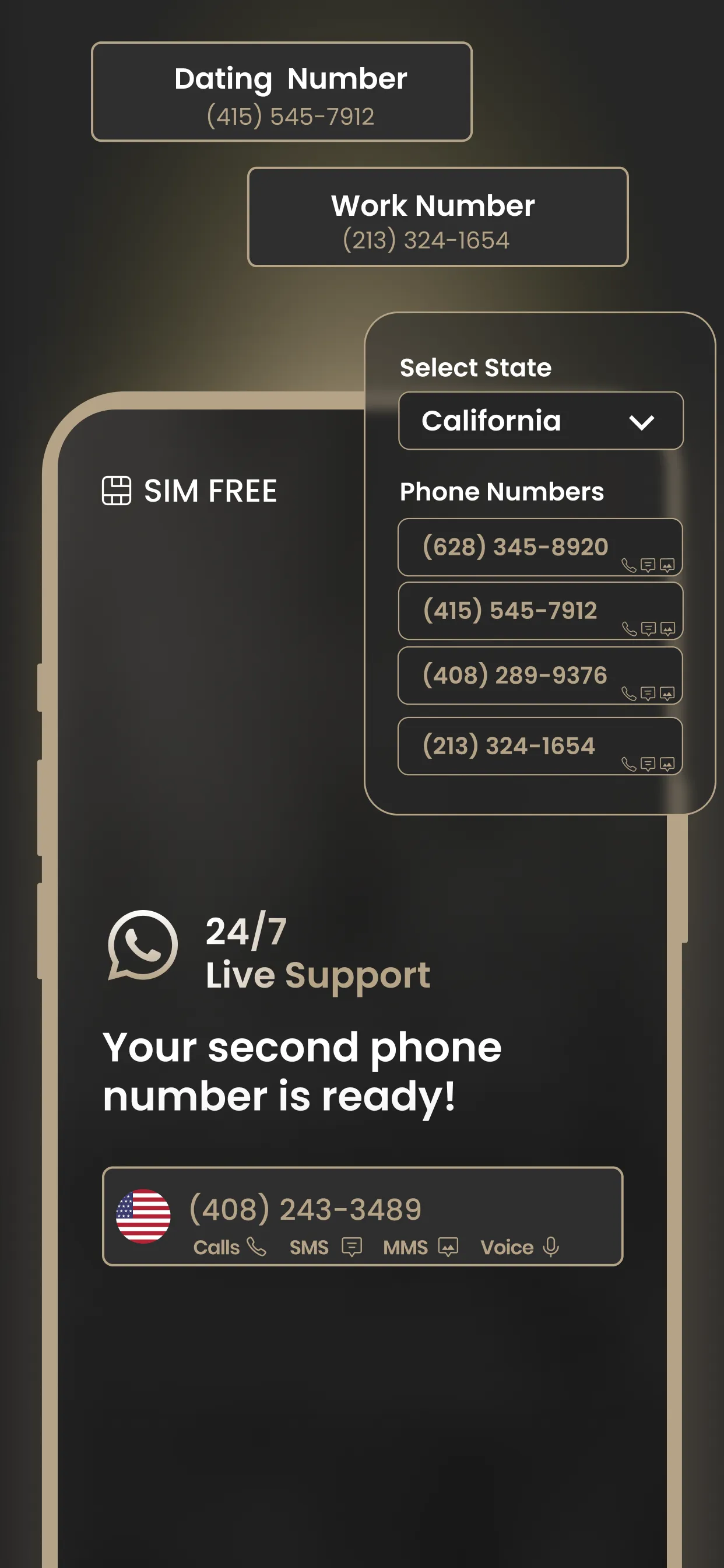 2nd Line+ Phone Number & eSIM | Indus Appstore | Screenshot