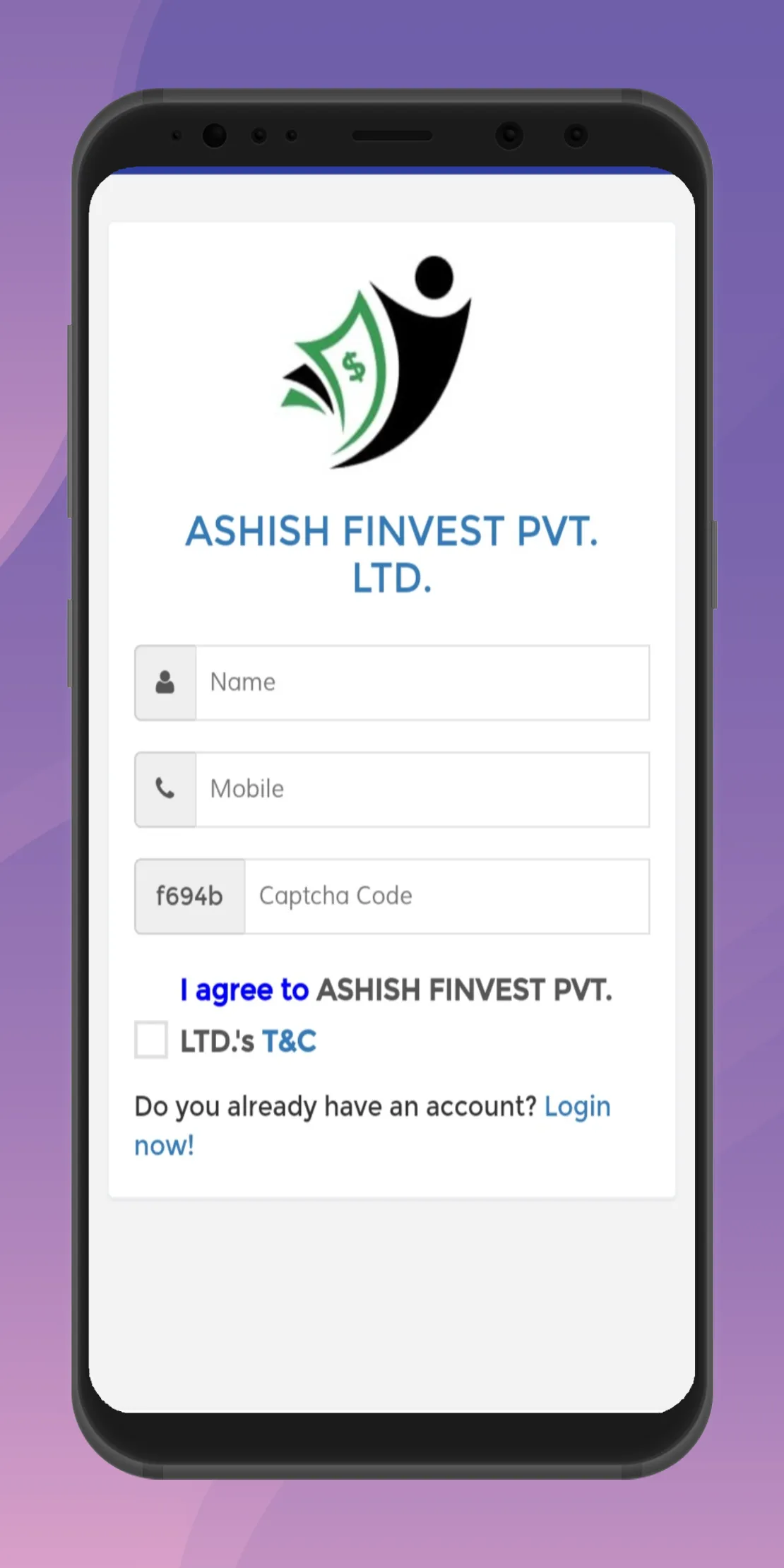 Ashish Finvest Pvt Ltd | Indus Appstore | Screenshot