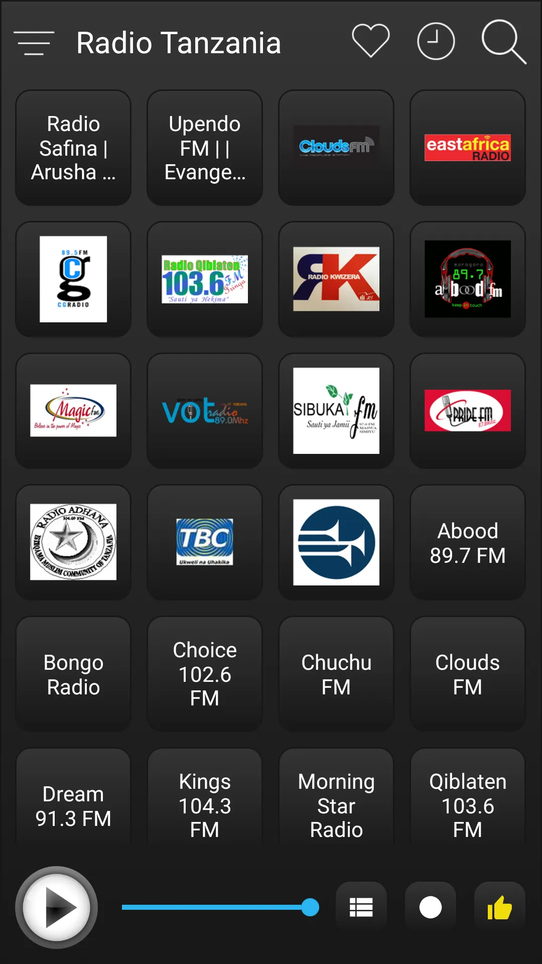 Tanzania Radio FM AM Music | Indus Appstore | Screenshot