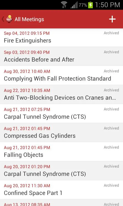 Safety Meeting App | Indus Appstore | Screenshot