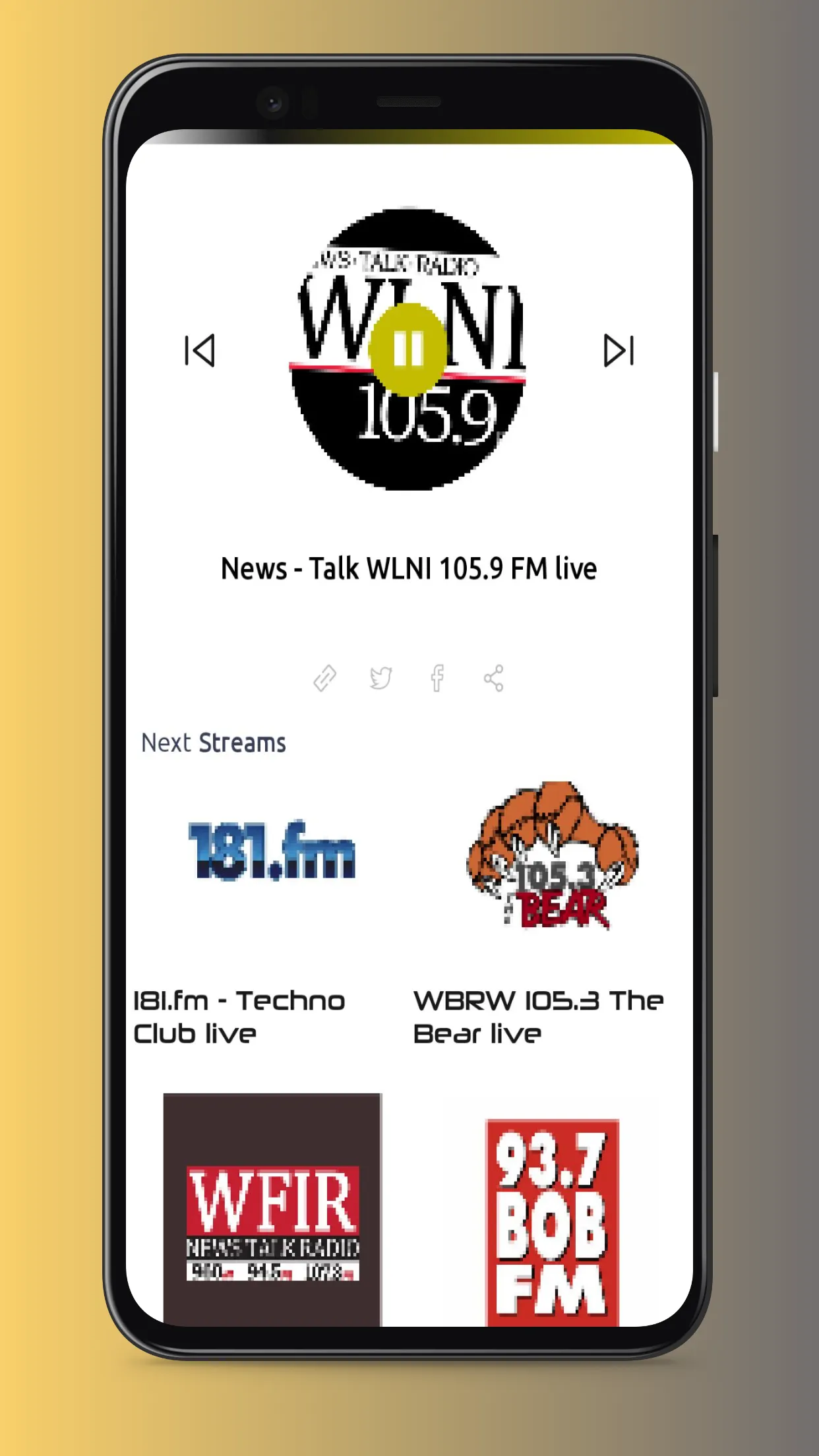 Radio Virginia: Radio Stations | Indus Appstore | Screenshot