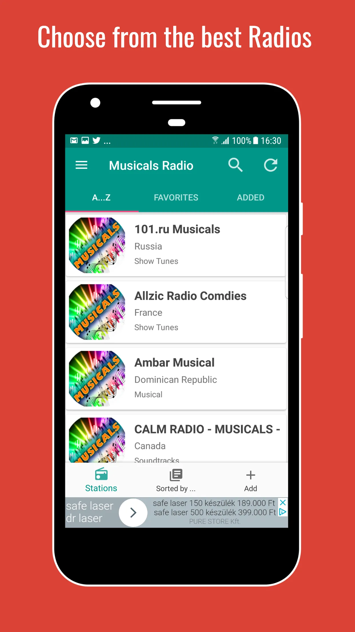 Broadway Musicals Radio | Indus Appstore | Screenshot