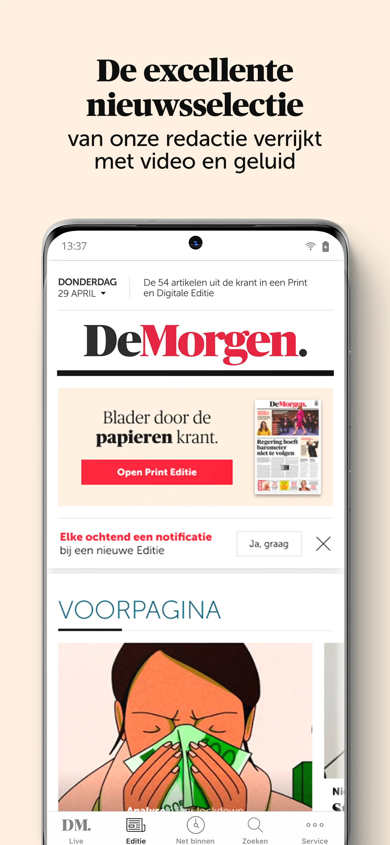 De Morgen: nieuws & duiding | Indus Appstore | Screenshot