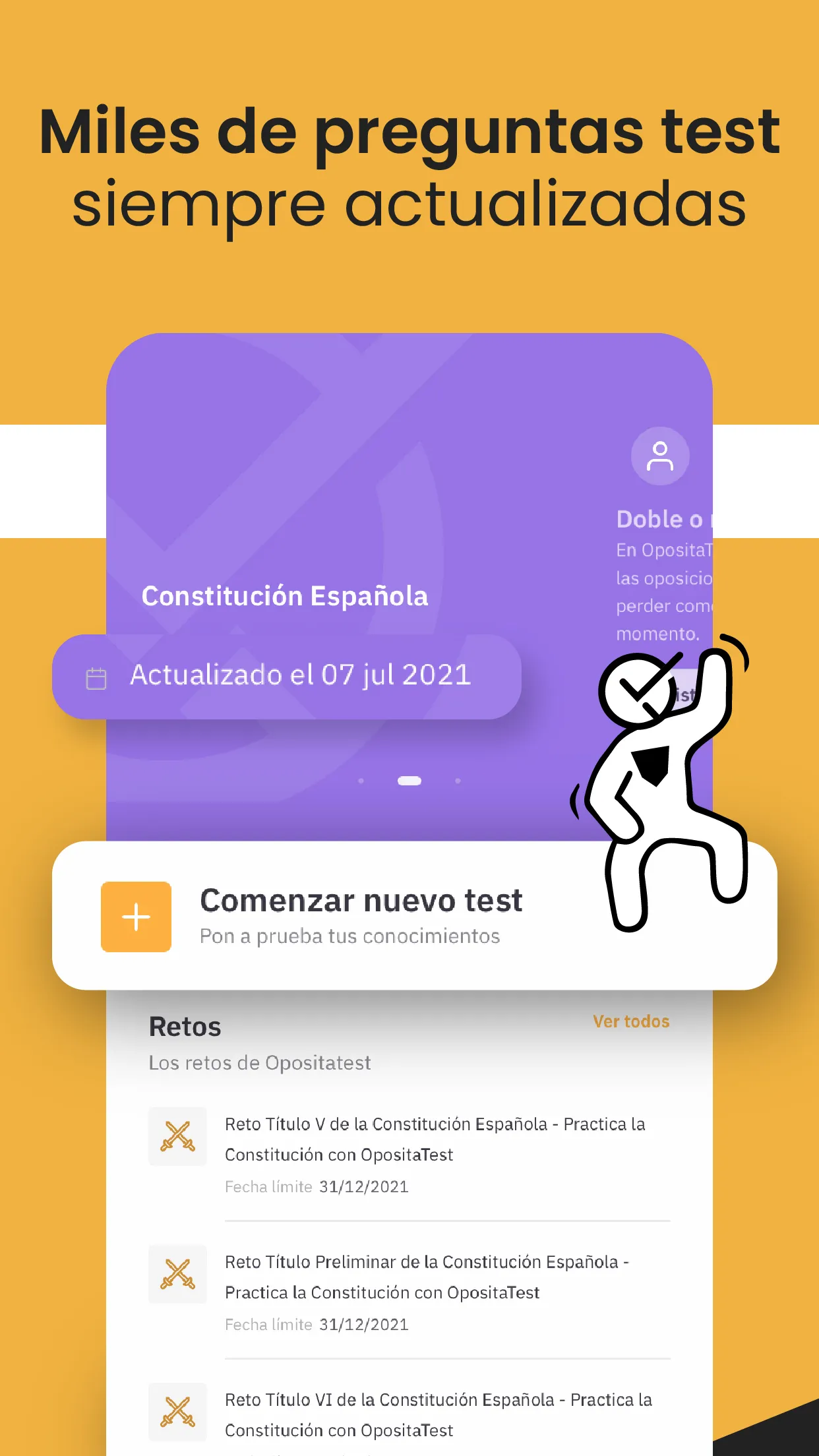 OpositaTest - Test Oposiciones | Indus Appstore | Screenshot