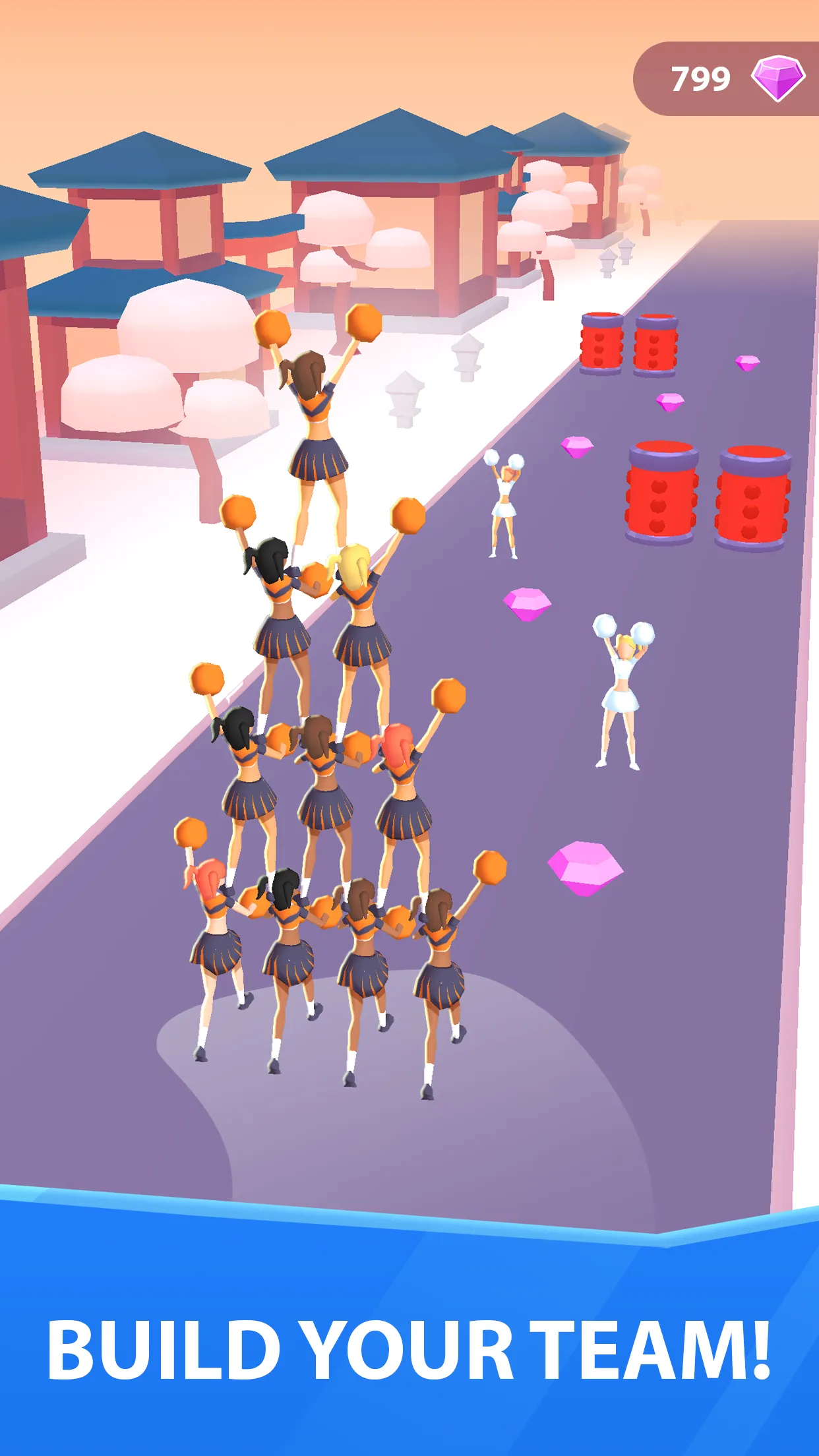 Cheerleader Run 3D | Indus Appstore | Screenshot