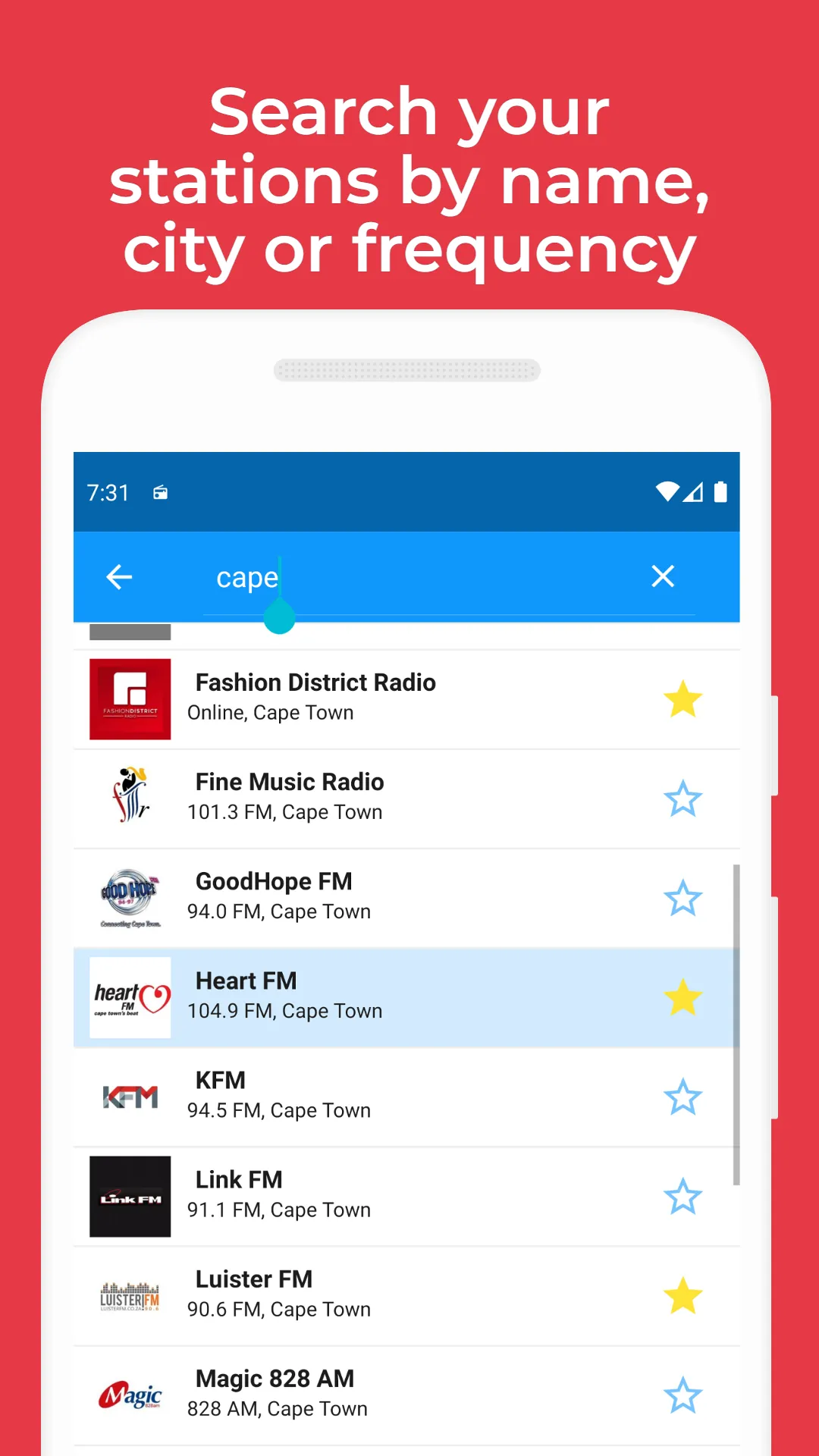 Radio South Africa FM - Online | Indus Appstore | Screenshot