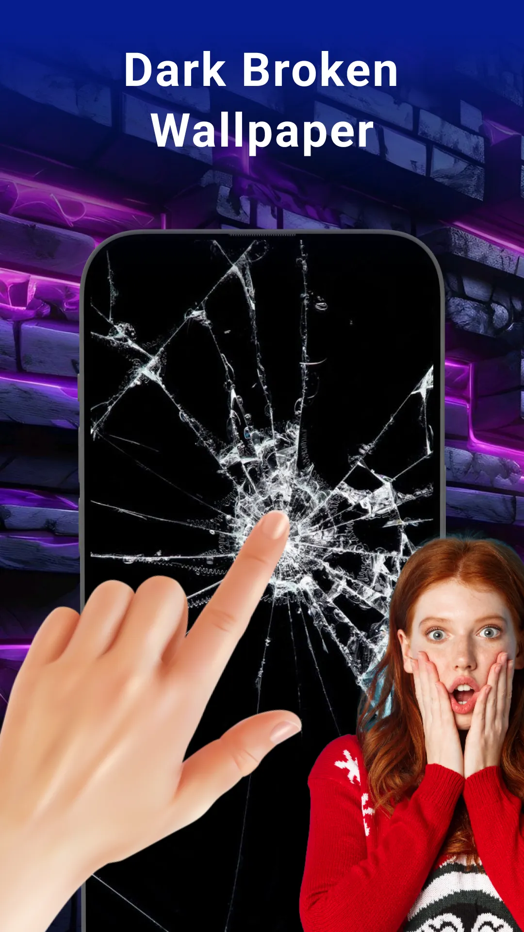 Magic Wallpaper: Broken Screen | Indus Appstore | Screenshot