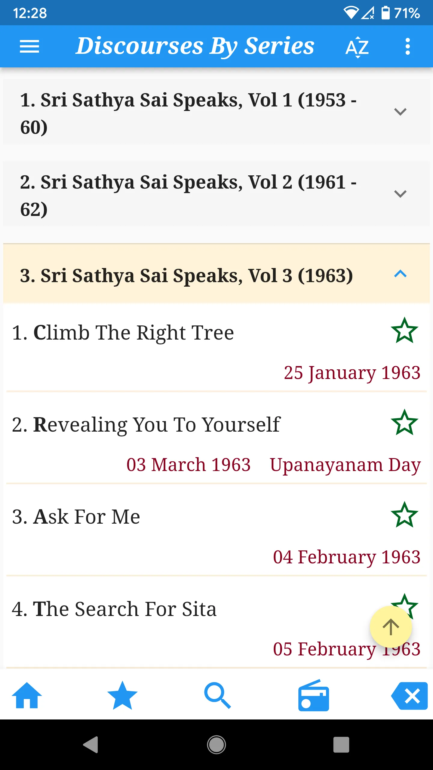 Sri Sathya Sai Speaks | Indus Appstore | Screenshot