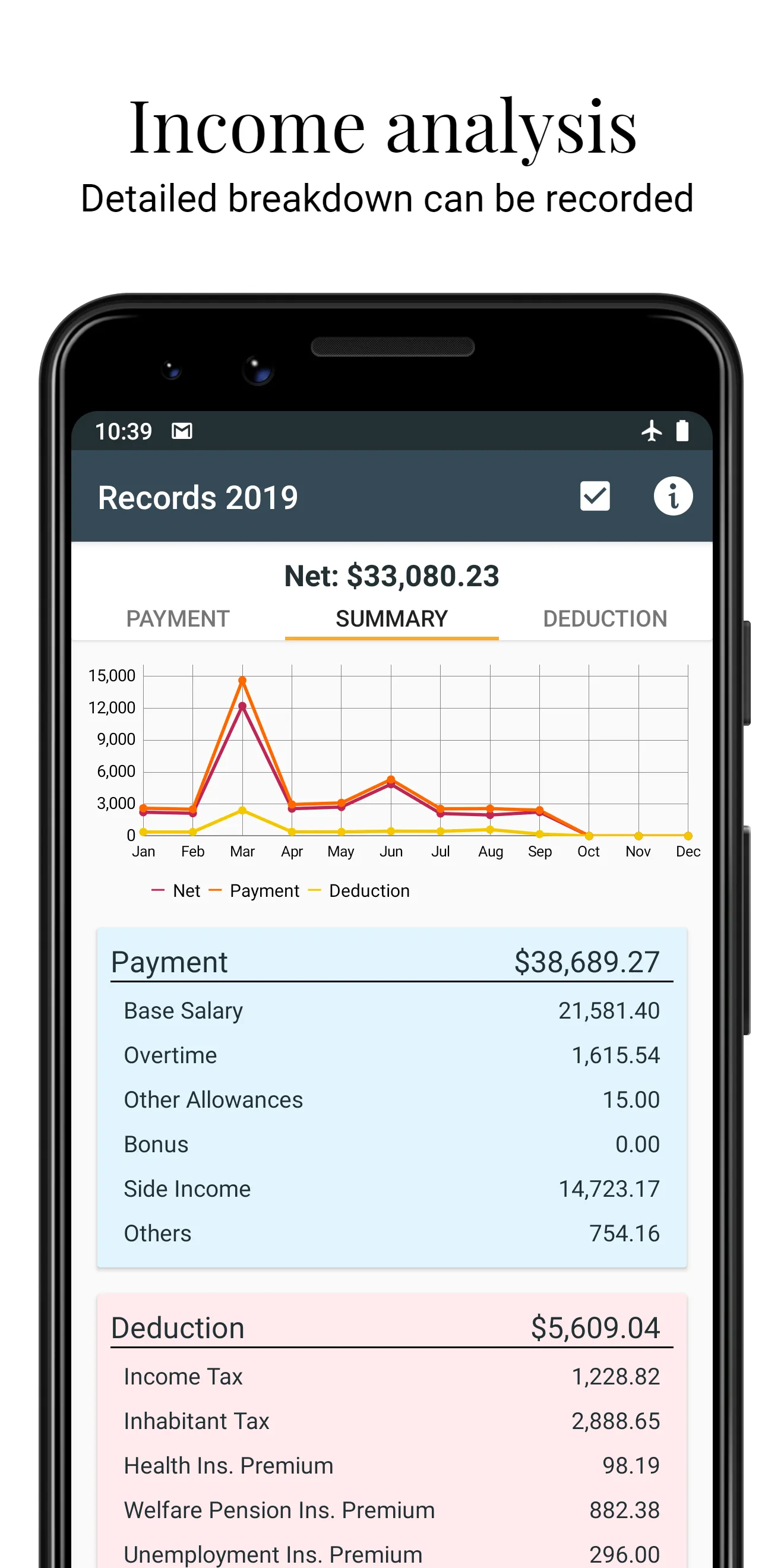 Salary Recorder | Indus Appstore | Screenshot