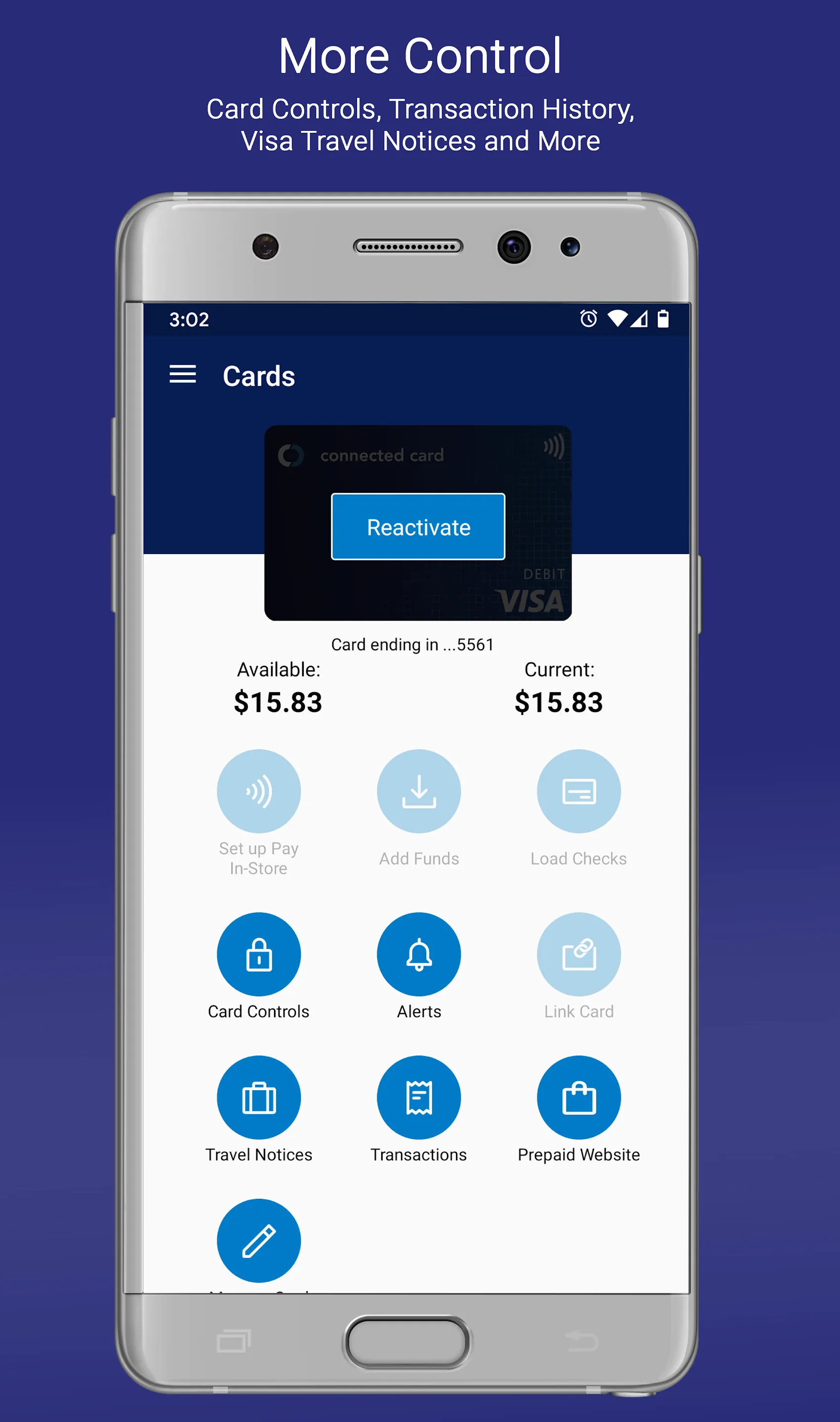 Connected Card | Indus Appstore | Screenshot