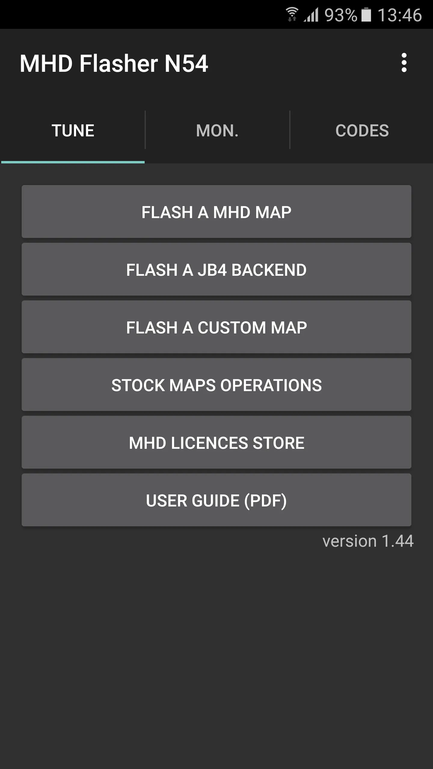 MHD Flasher N54 | Indus Appstore | Screenshot