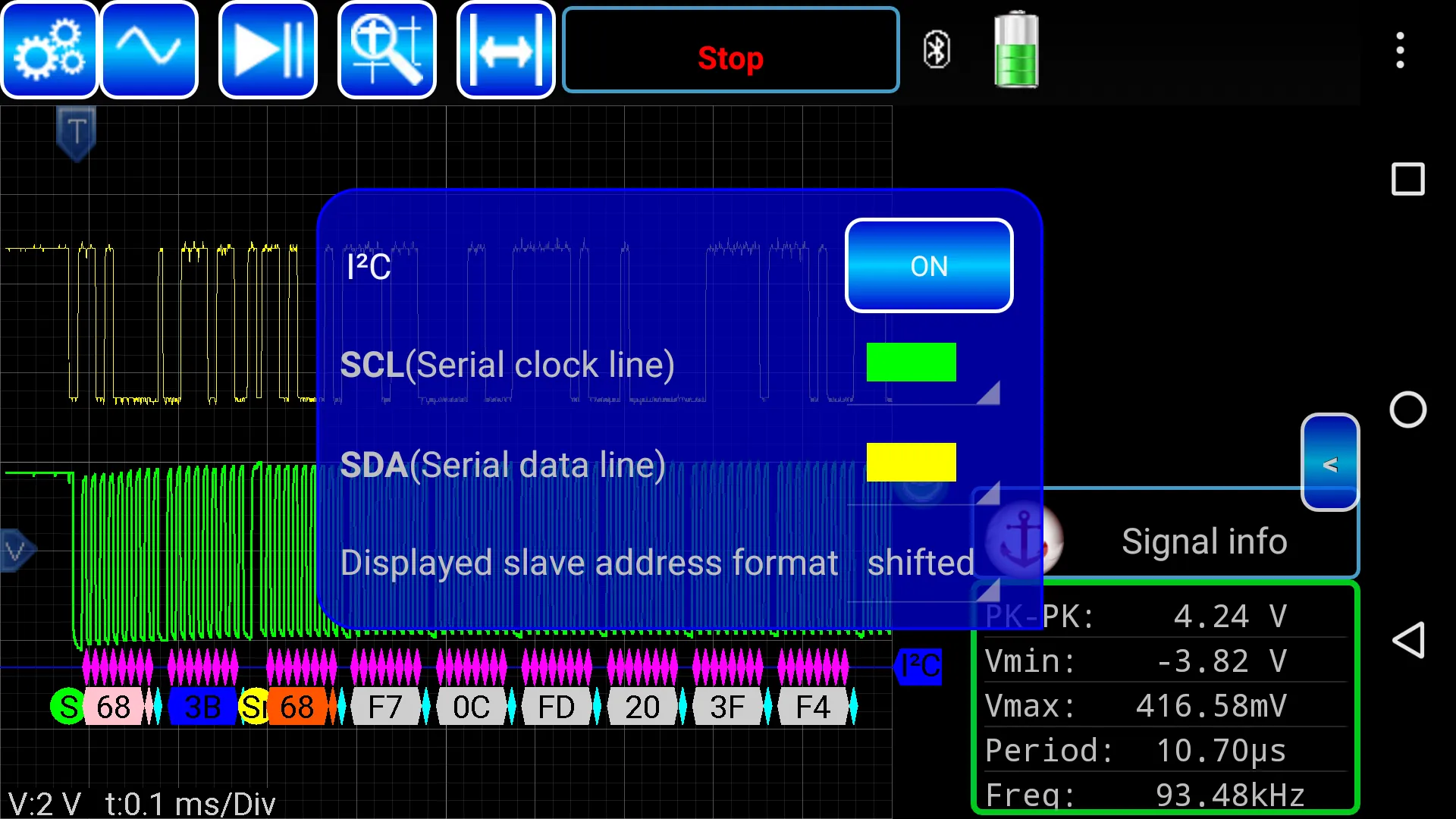 AR-Oscilloscope | Indus Appstore | Screenshot