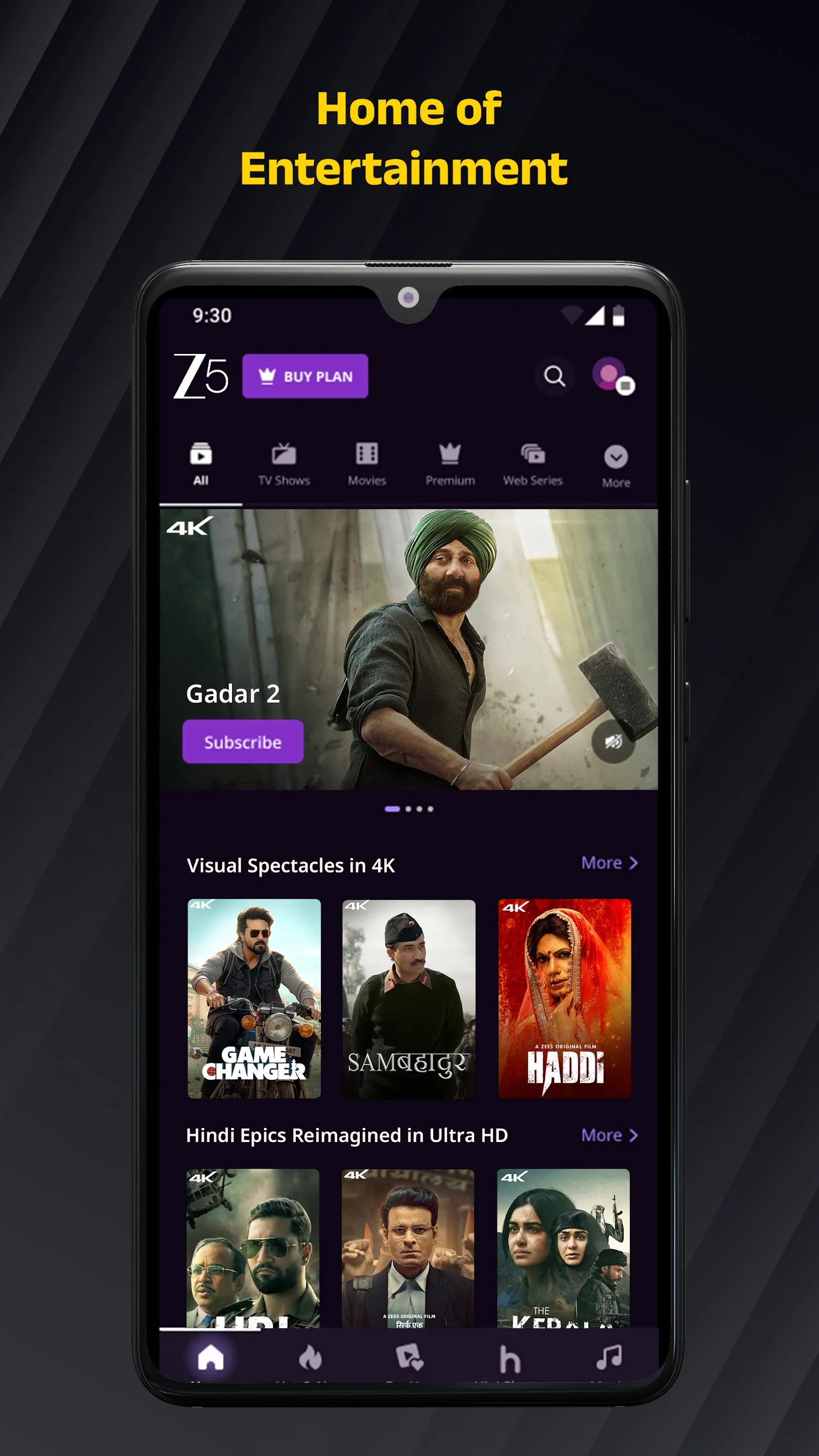 ZEE5 Movies, Web Series, Shows | Indus Appstore | Screenshot
