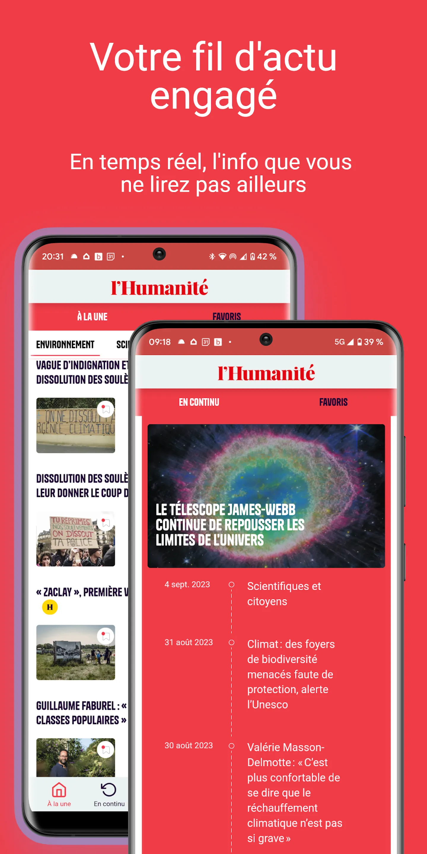 L'Humanité - Le journal | Indus Appstore | Screenshot