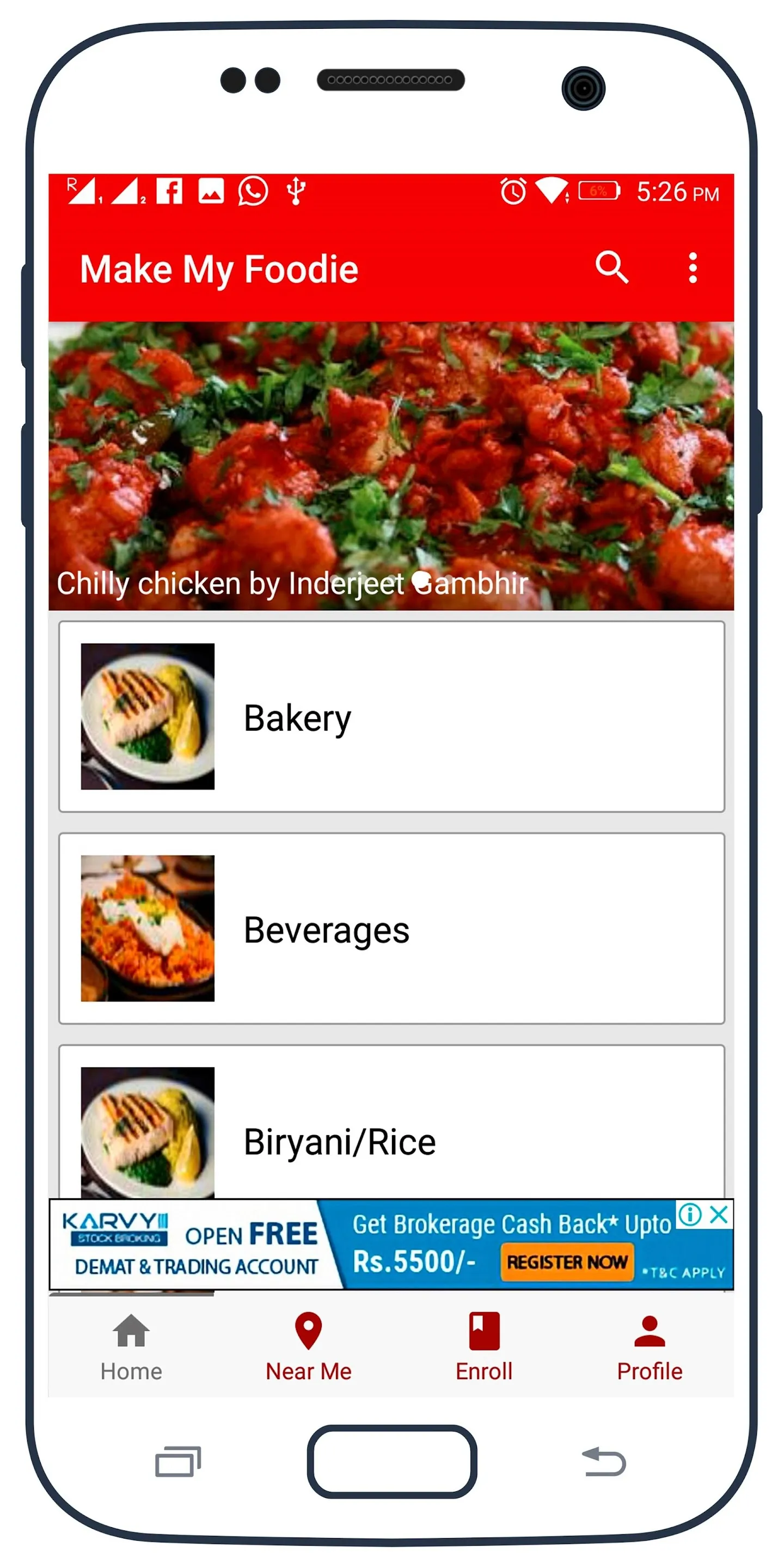 Make My Foodie - Home Food | Indus Appstore | Screenshot