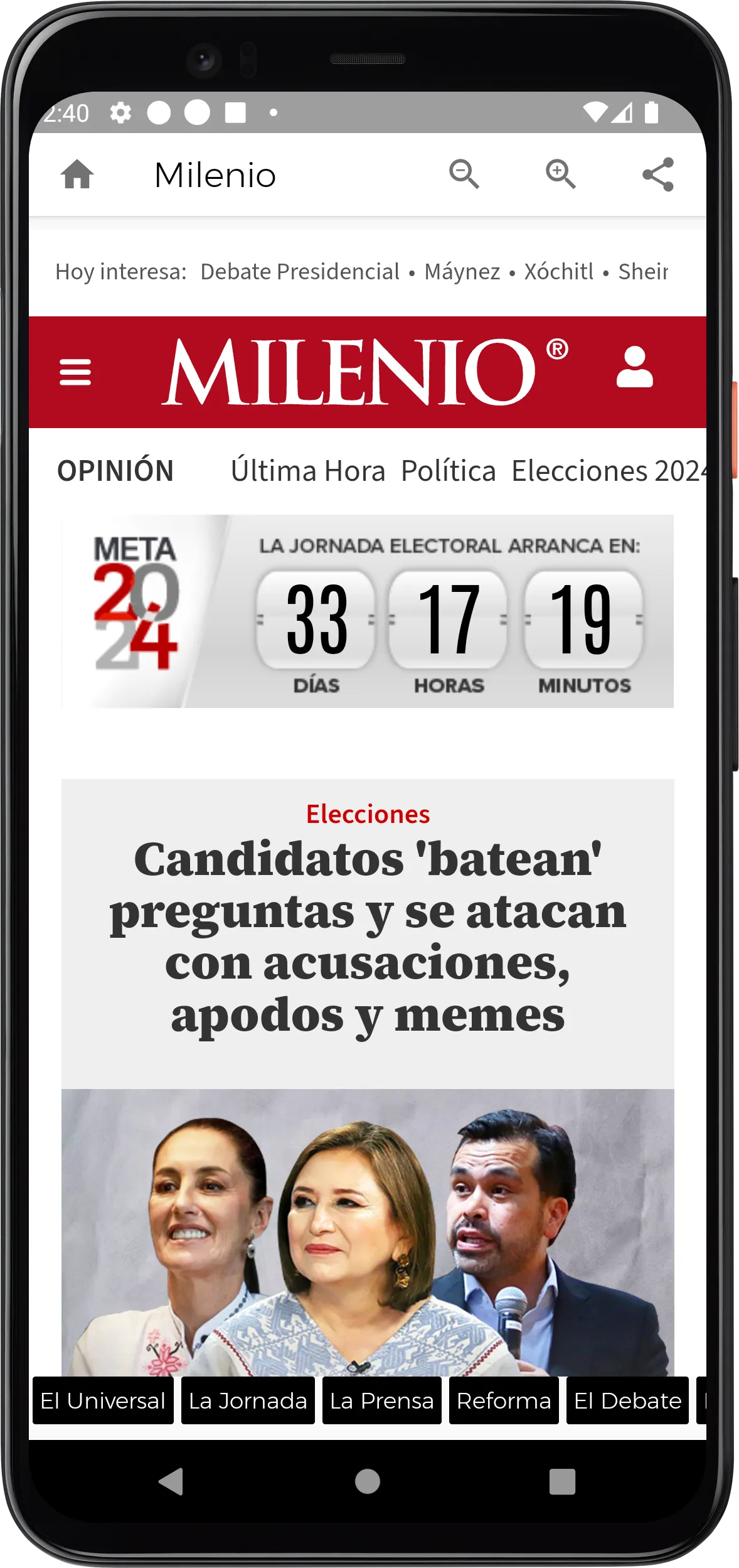 Mexican Newspapers | Indus Appstore | Screenshot