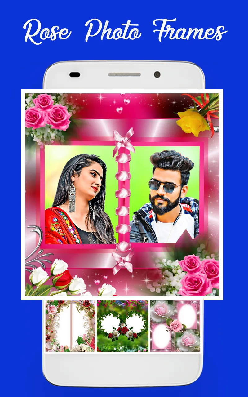 Rose flowers dual photo frame | Indus Appstore | Screenshot