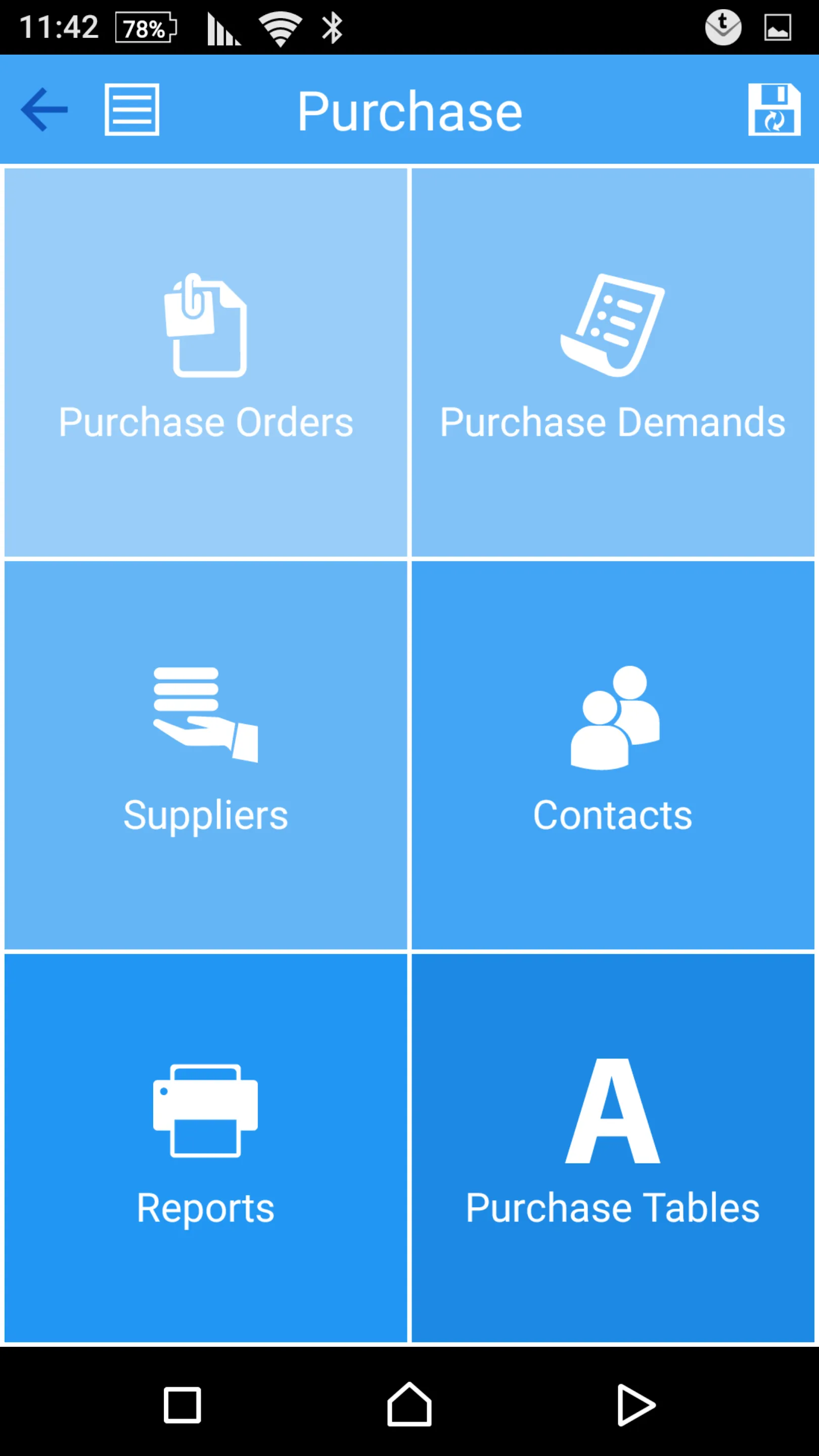 Mobile4ERP | Indus Appstore | Screenshot