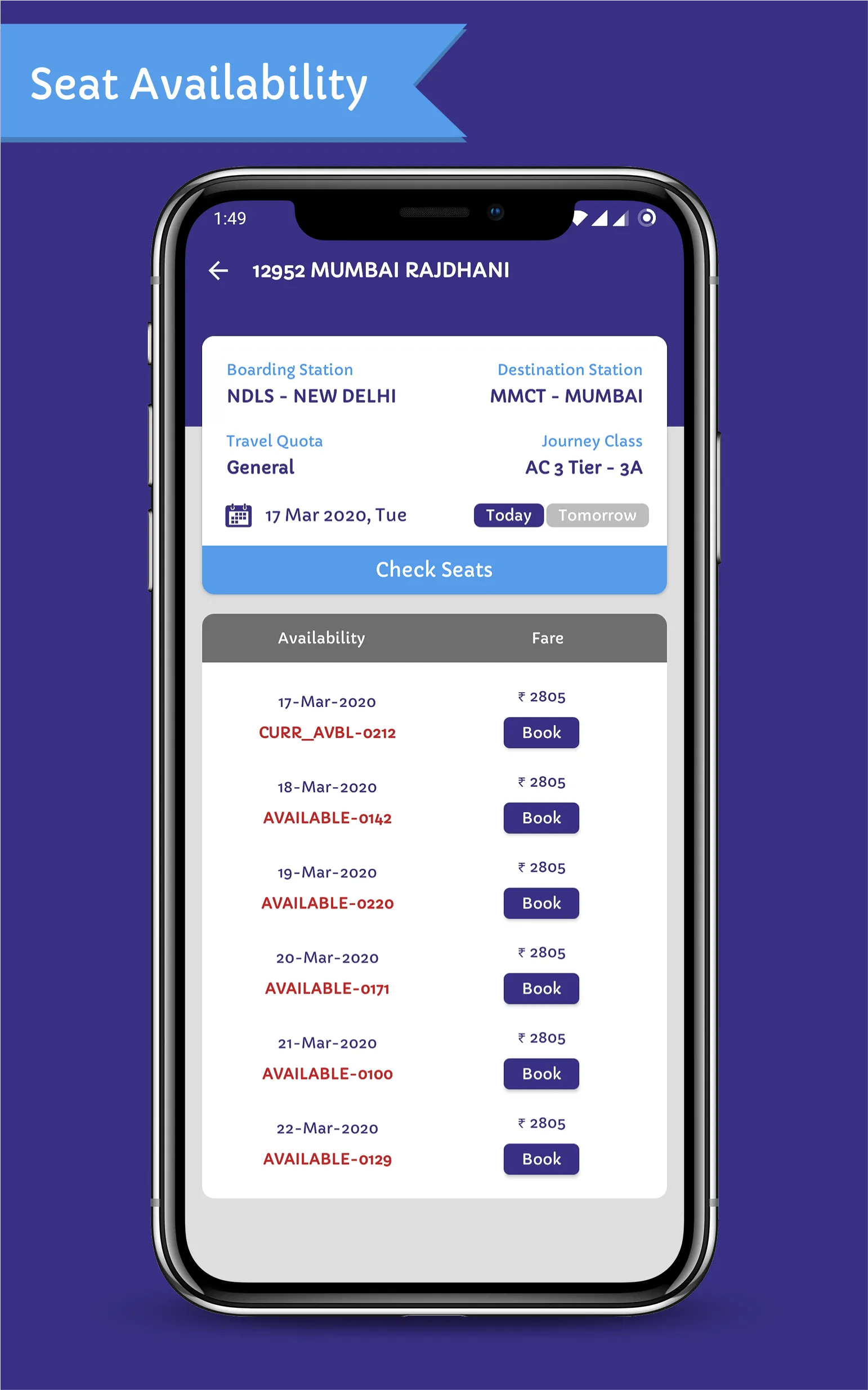 Indian Railway IRCTC Info App | Indus Appstore | Screenshot