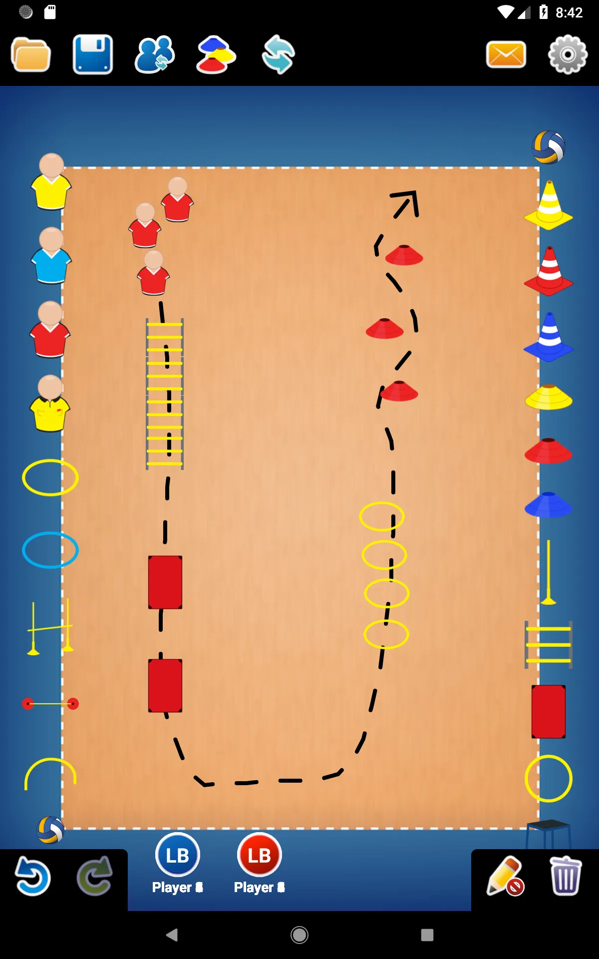 Coach Tactic Board: Volley | Indus Appstore | Screenshot