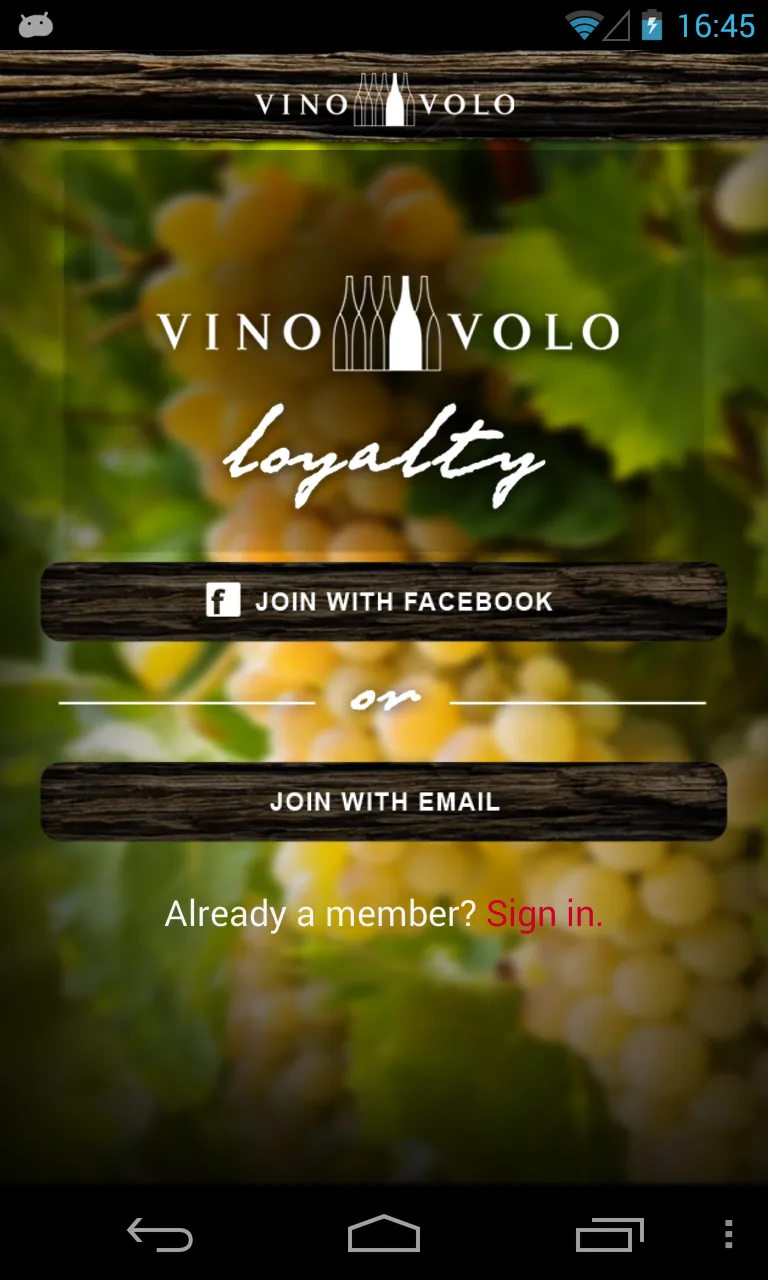 Vino Volo | Indus Appstore | Screenshot