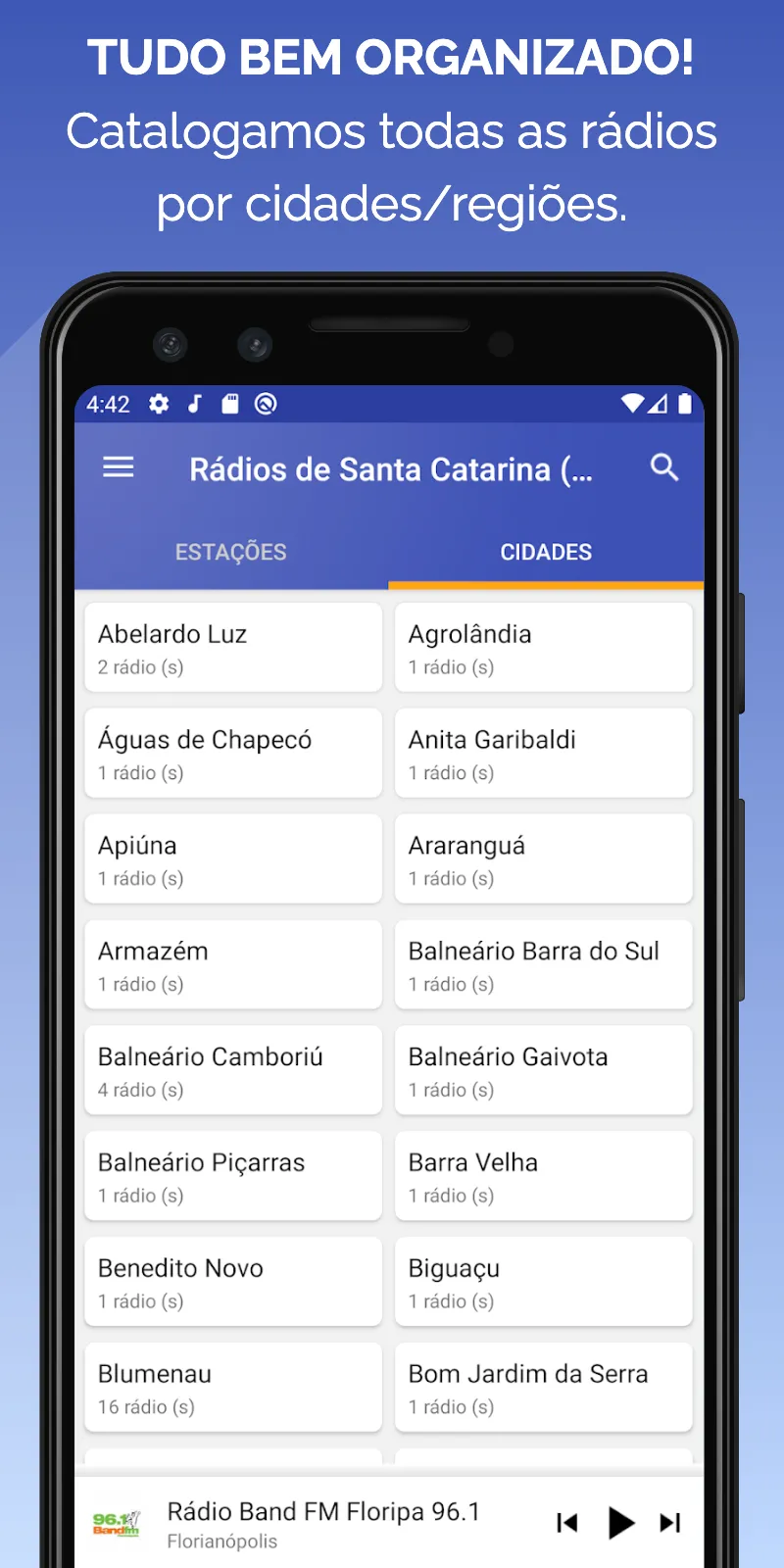 Rádios de Santa Catarina AM/FM | Indus Appstore | Screenshot