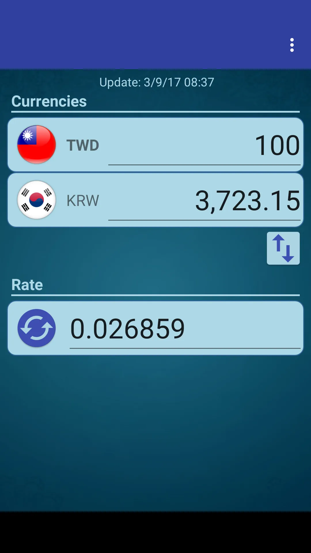 KRW Won x New Taiwan Dollar | Indus Appstore | Screenshot