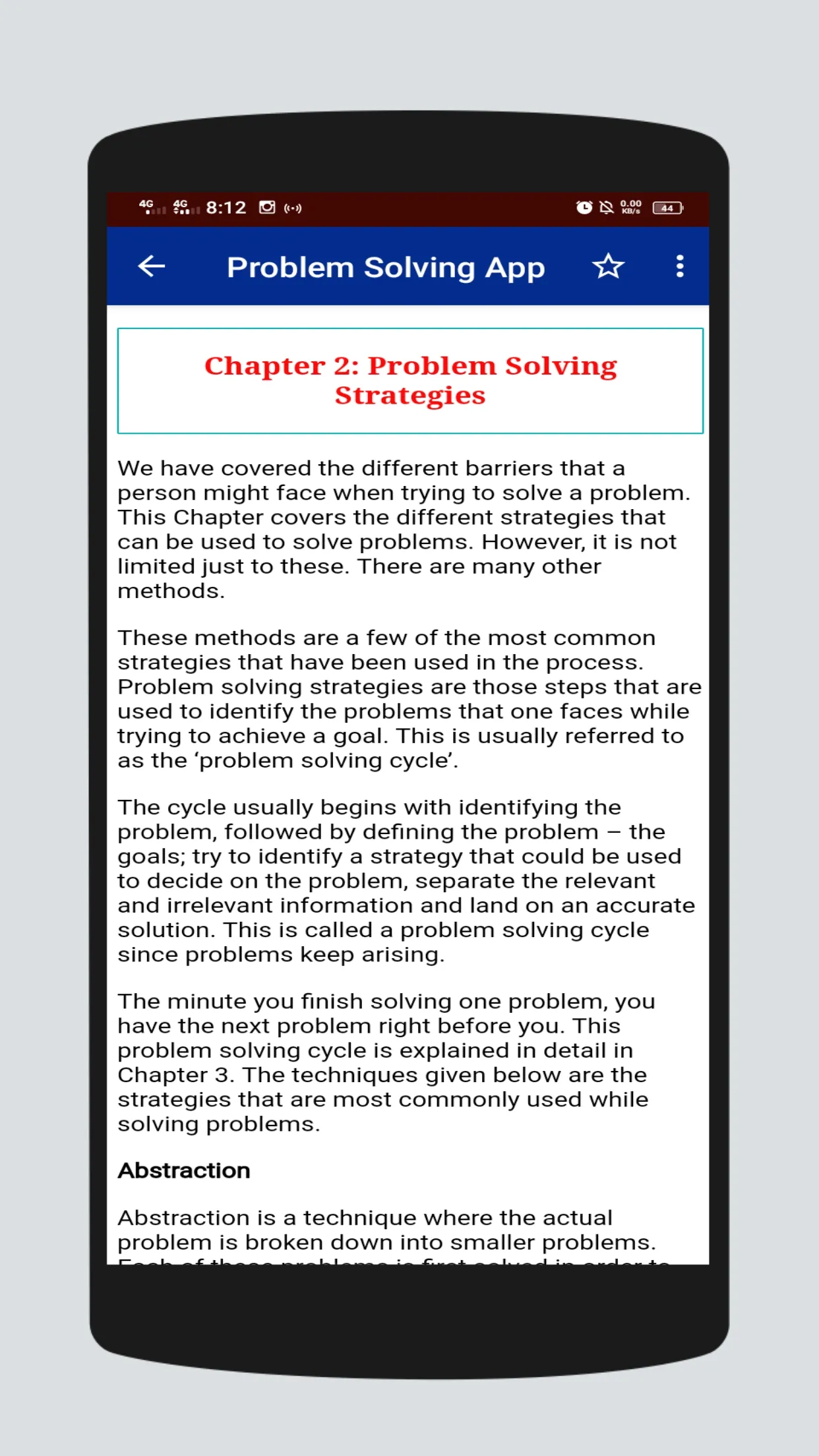 Problems Solving Skills | Indus Appstore | Screenshot