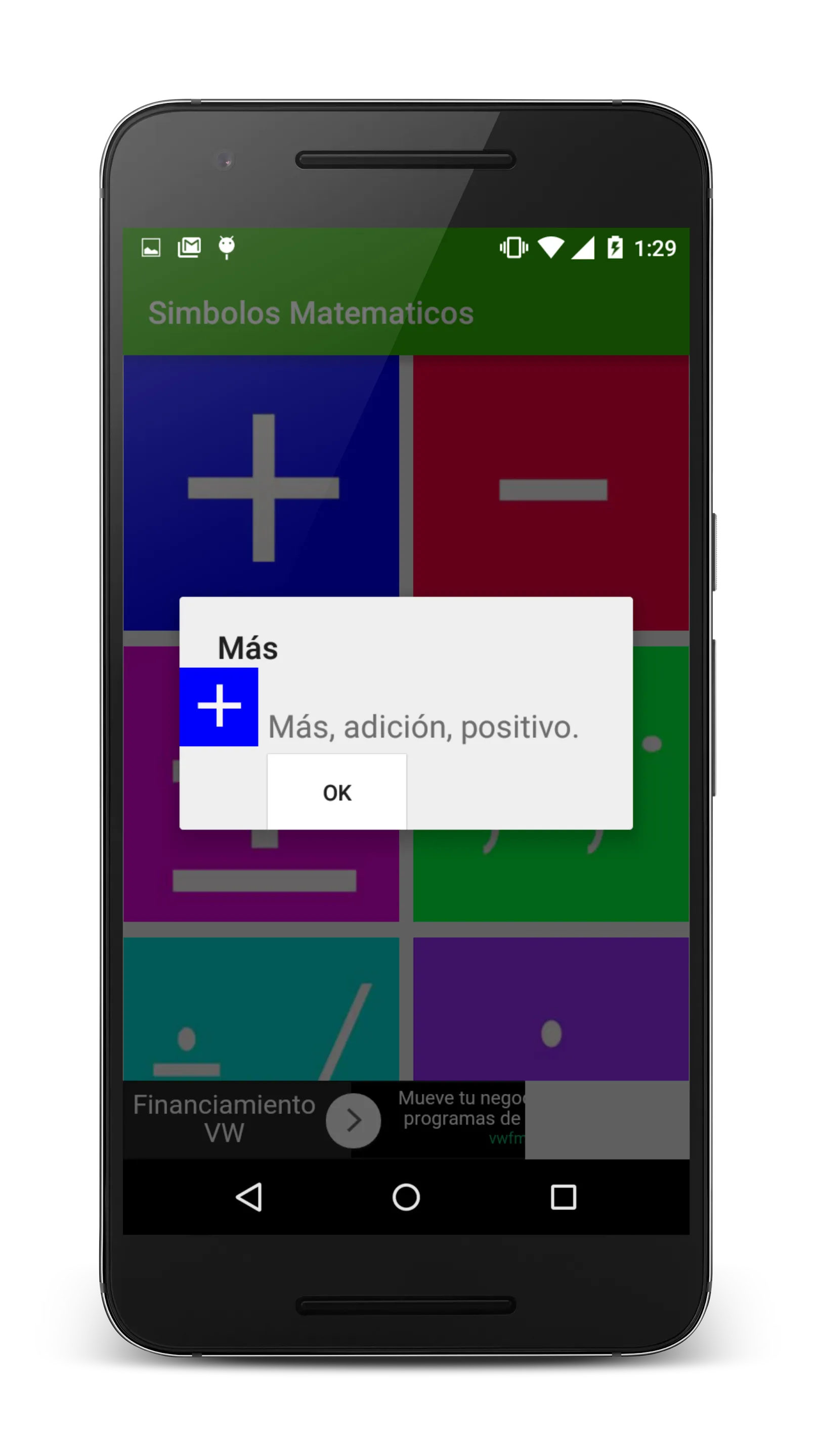 Simbolos Matematicos | Indus Appstore | Screenshot