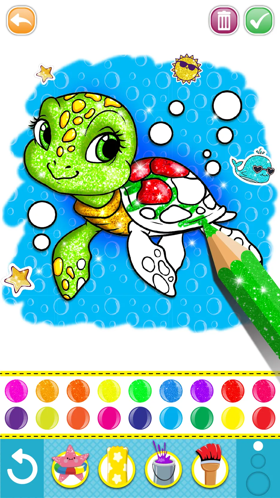 Mermaid coloring for kids | Indus Appstore | Screenshot