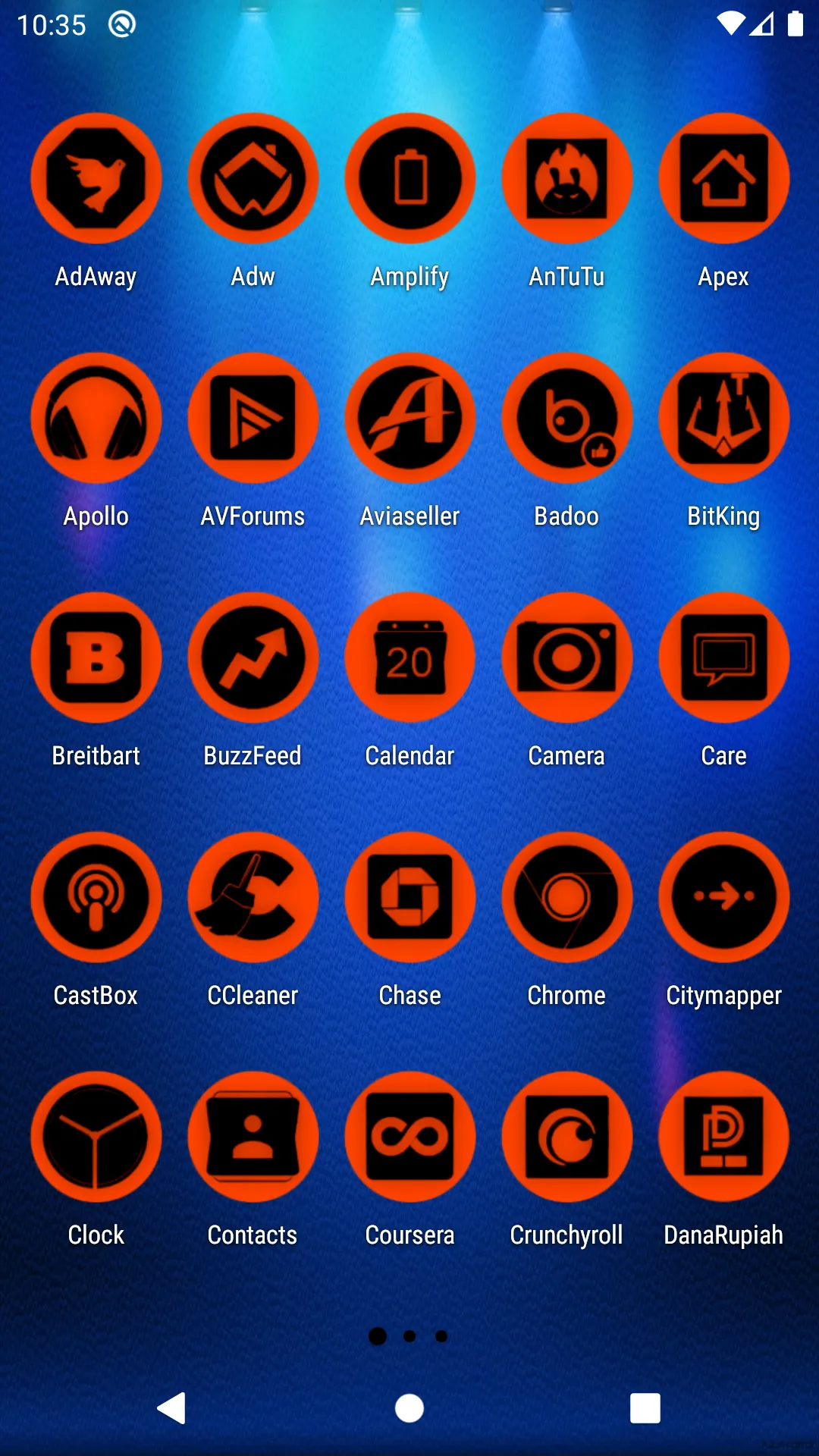 Oreo Orange Icon Pack P2 | Indus Appstore | Screenshot