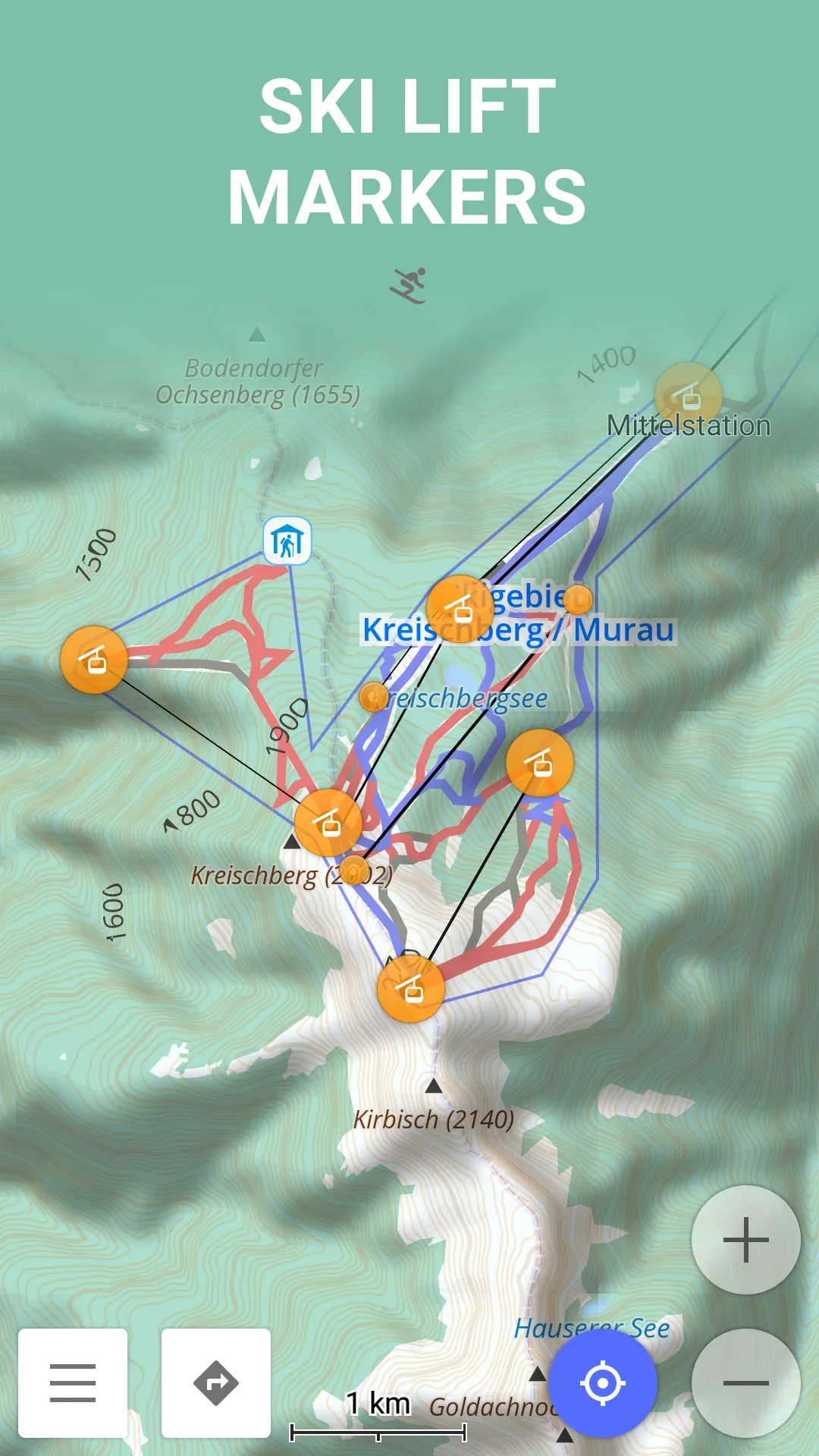 Ski Map Plugin — OsmAnd | Indus Appstore | Screenshot