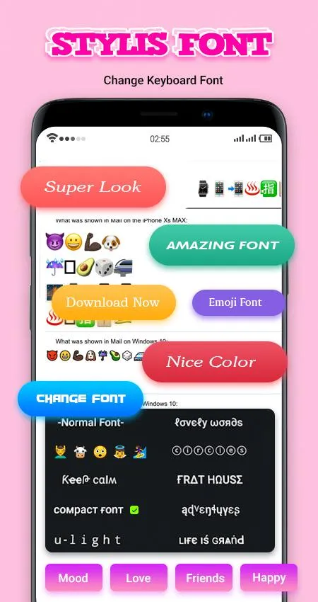 Fancy Style Keyboard - Cool Fo | Indus Appstore | Screenshot