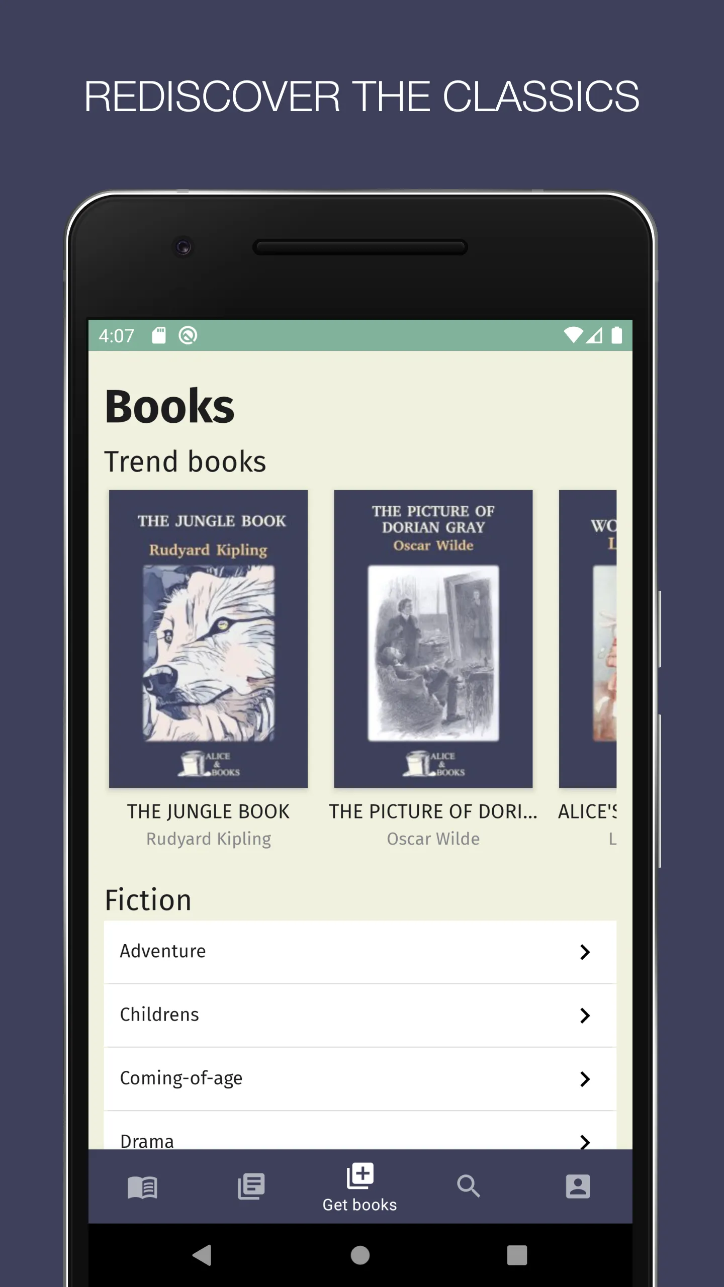 Classic books - AliceAndBooks | Indus Appstore | Screenshot