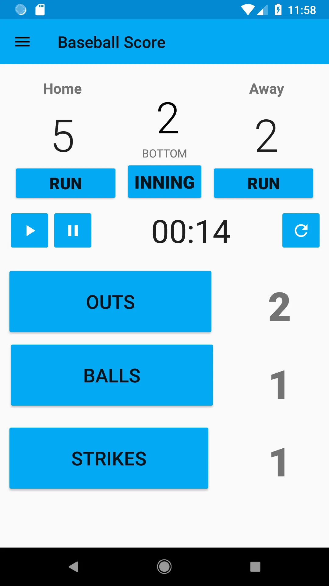 Baseball Score | Indus Appstore | Screenshot