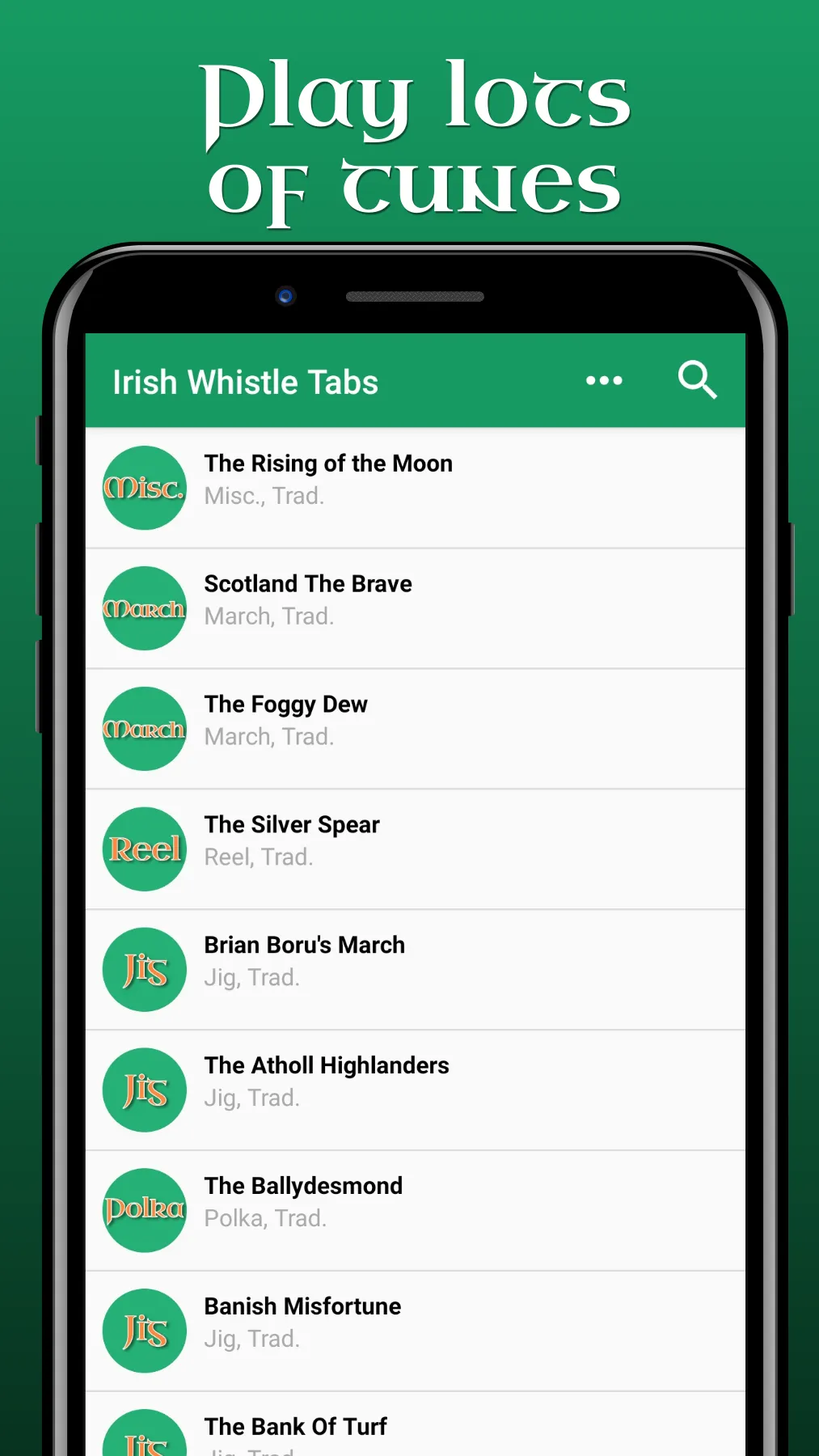 Irish Whistle Tabs | Indus Appstore | Screenshot